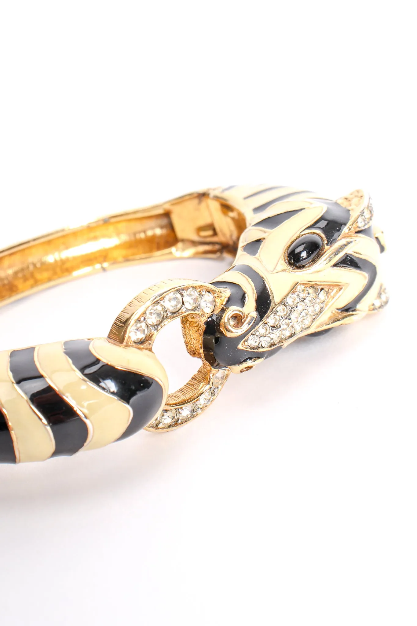 Enamel Stripe Zebra Bracelet