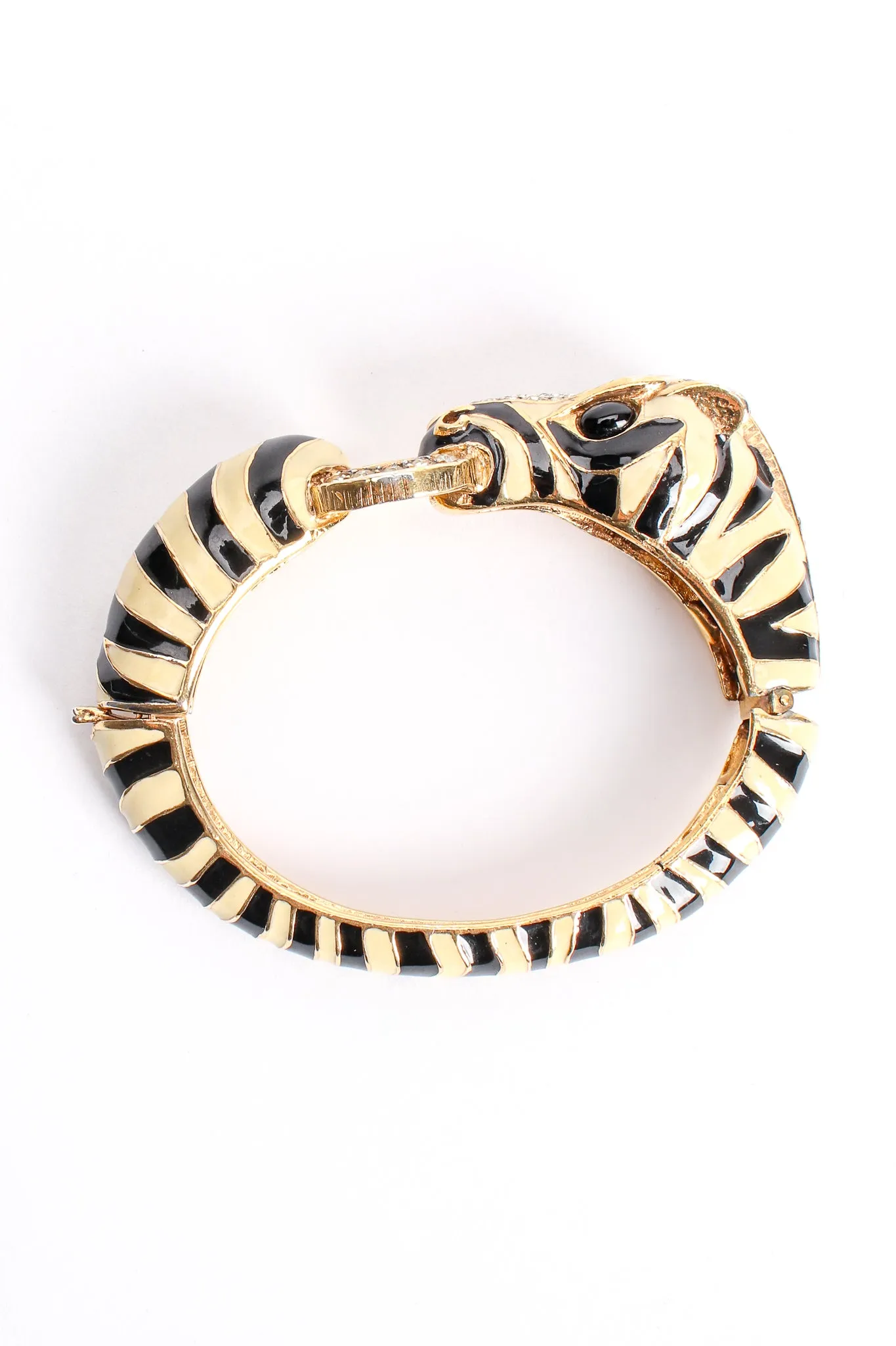 Enamel Stripe Zebra Bracelet