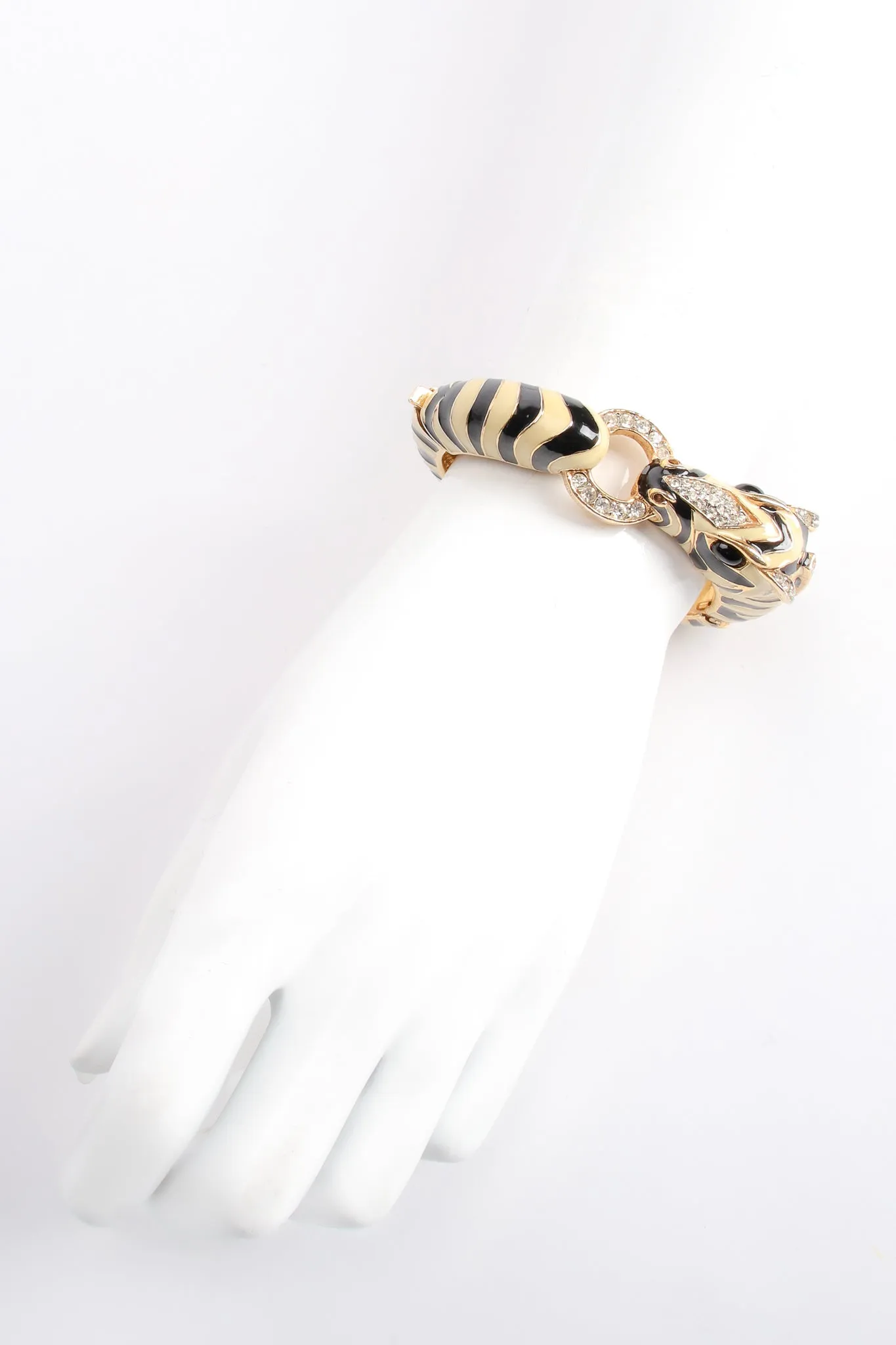 Enamel Stripe Zebra Bracelet