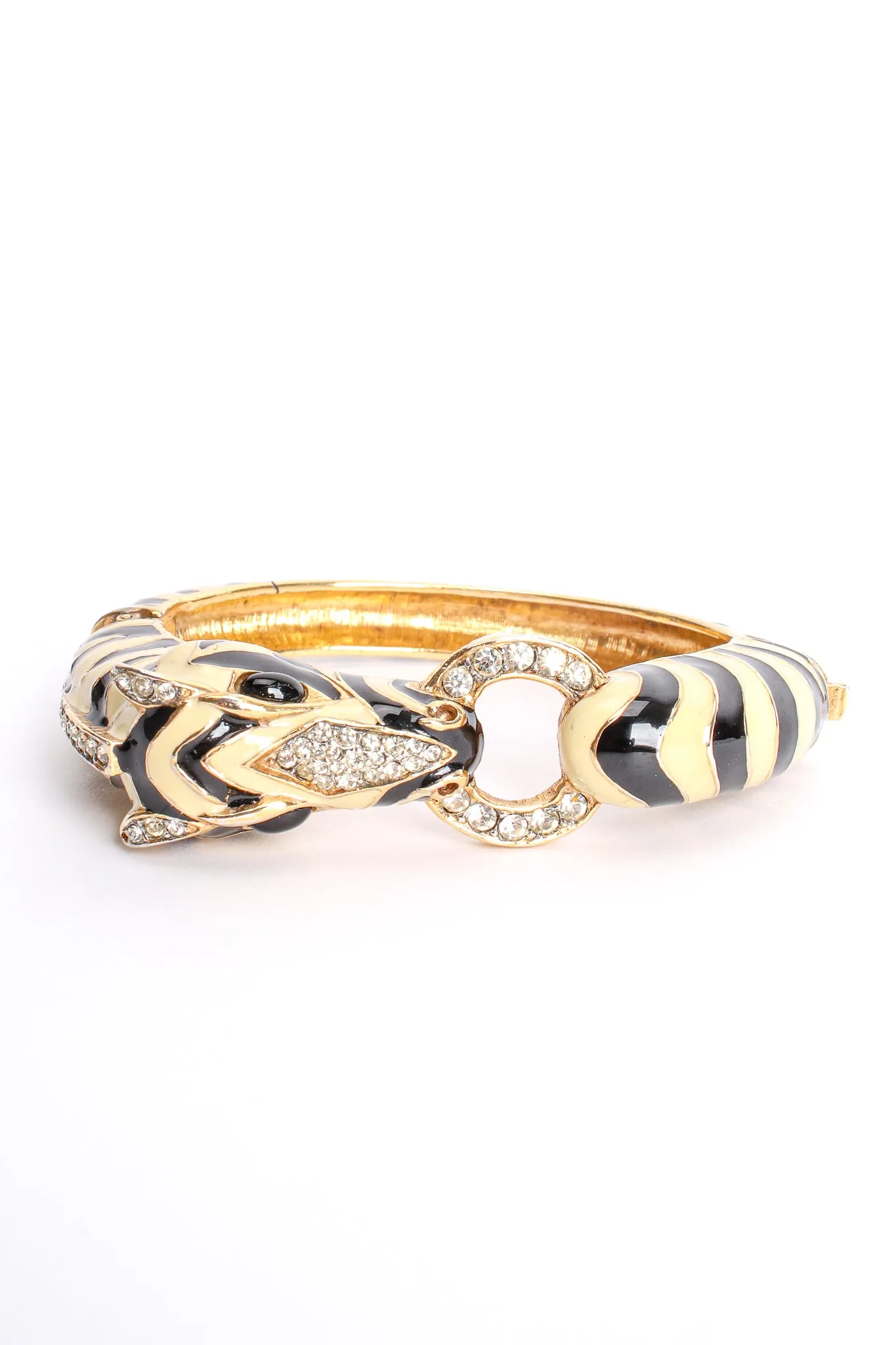 Enamel Stripe Zebra Bracelet