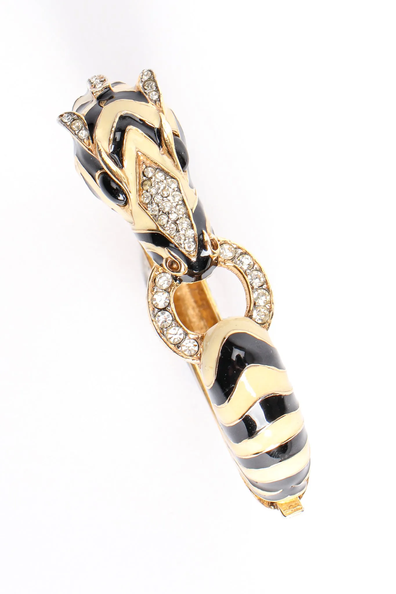 Enamel Stripe Zebra Bracelet