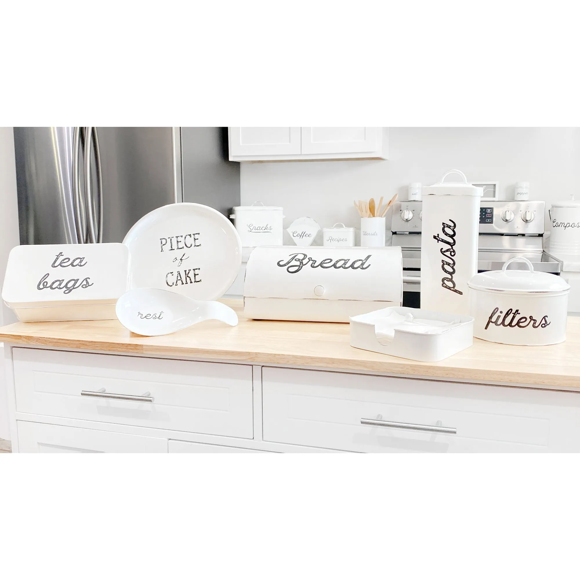 Enamelware Bread Box
