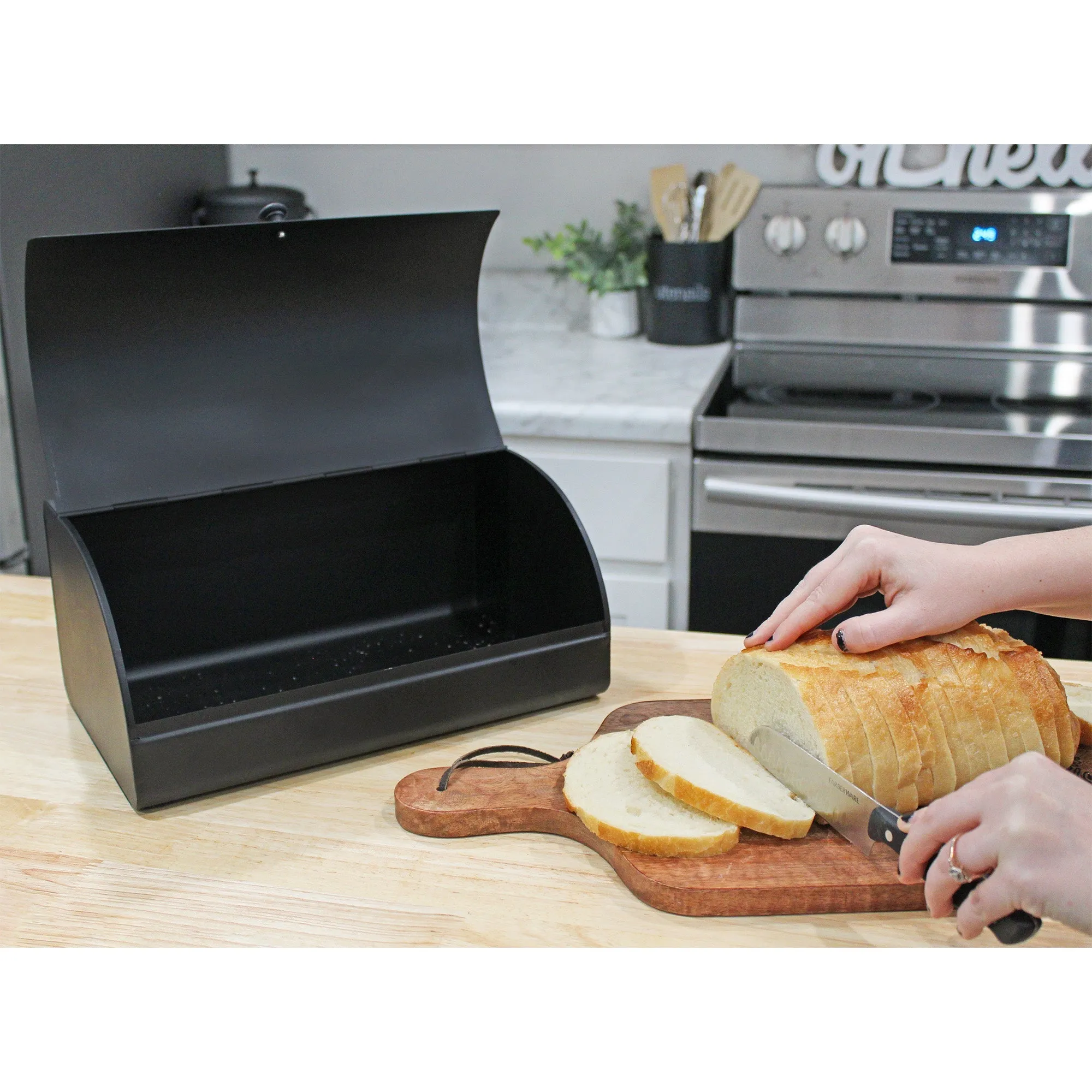 Enamelware Bread Box