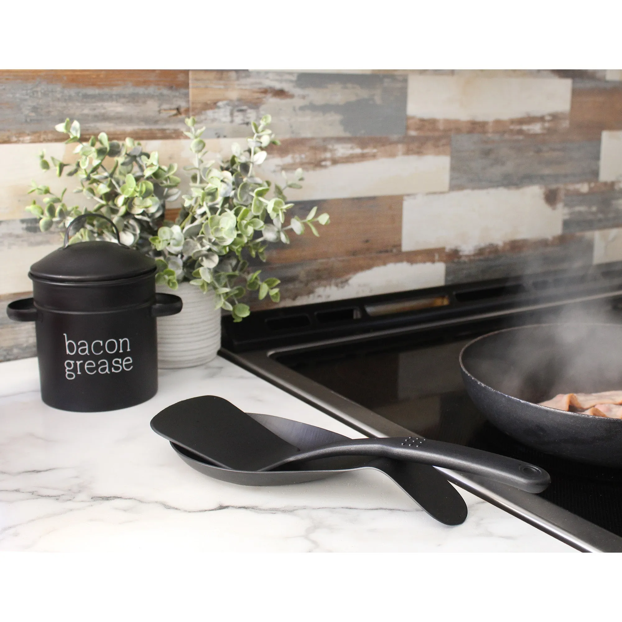 Enamelware Grease Container