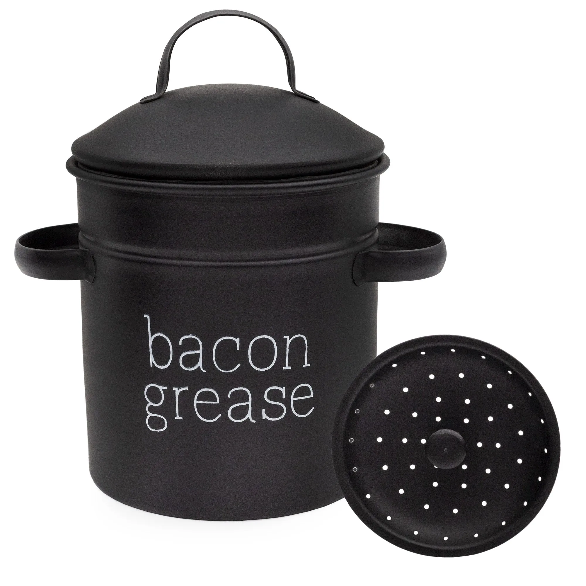 Enamelware Grease Container