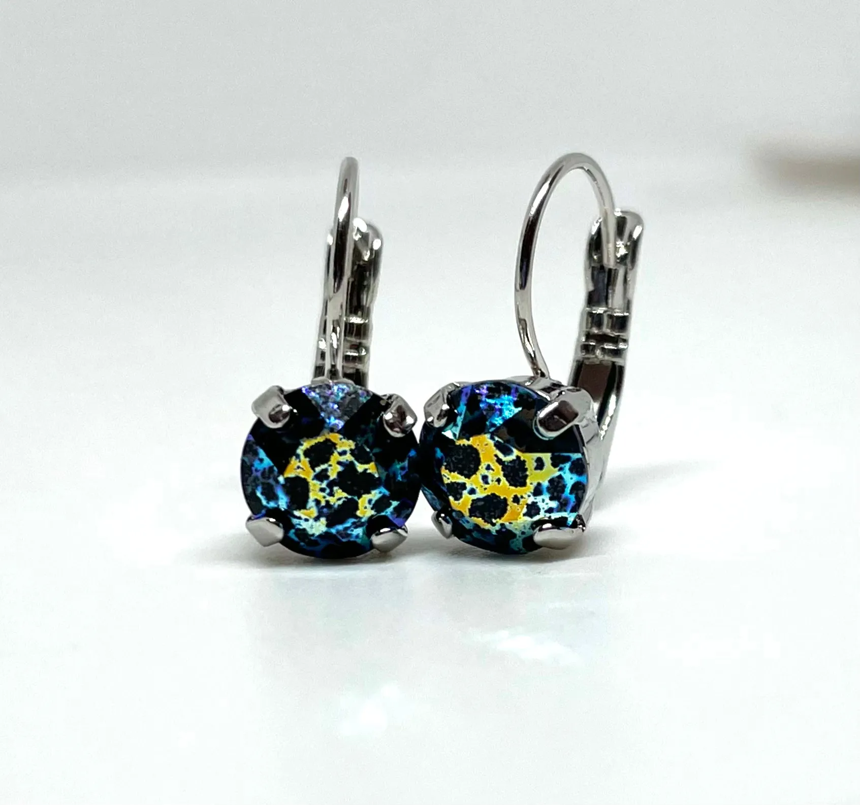 Essential Earring - Oil Slick Leopard Speckled