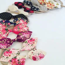 Faux Leather Bow Headband