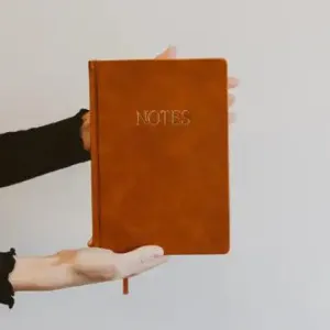 Faux Leather Notes Journal