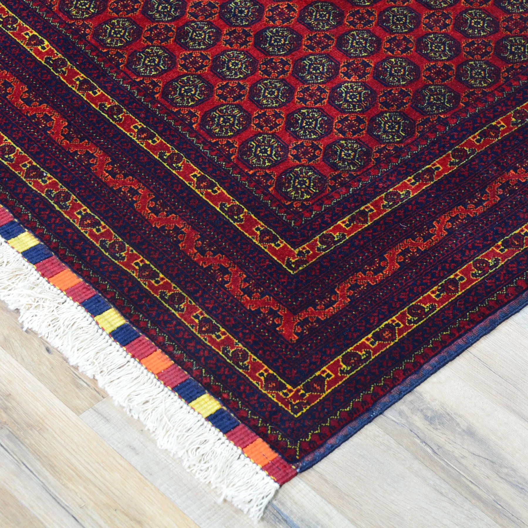 Fine Hand-Knotted khawaja Roshani Tribal Traditional Wool Rug (Size 4.11 X 6.6) Cwral-9624