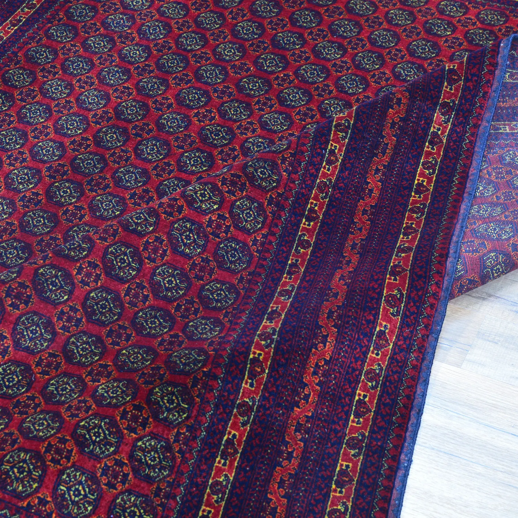 Fine Hand-Knotted khawaja Roshani Tribal Traditional Wool Rug (Size 4.11 X 6.6) Cwral-9624