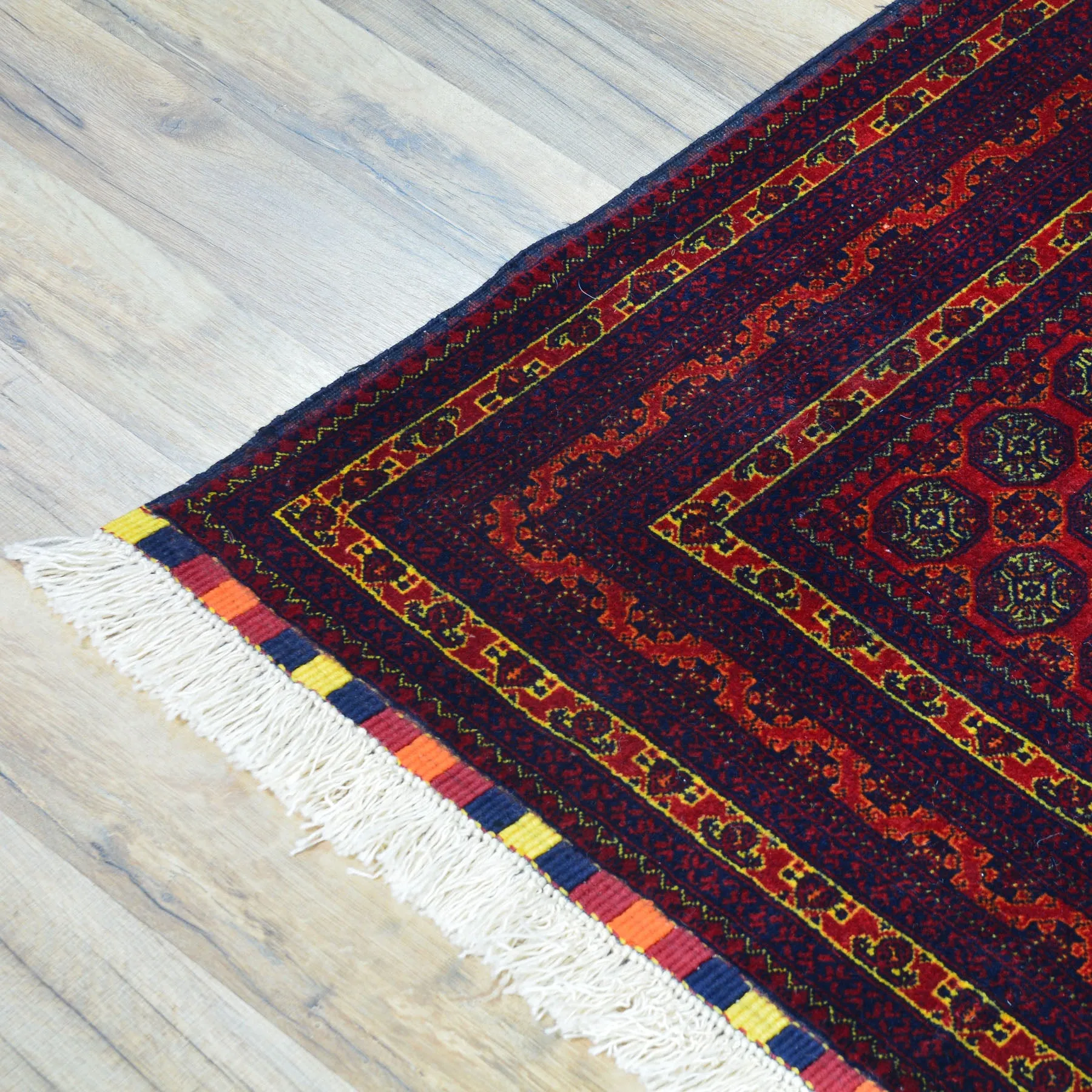 Fine Hand-Knotted khawaja Roshani Tribal Traditional Wool Rug (Size 4.11 X 6.6) Cwral-9624