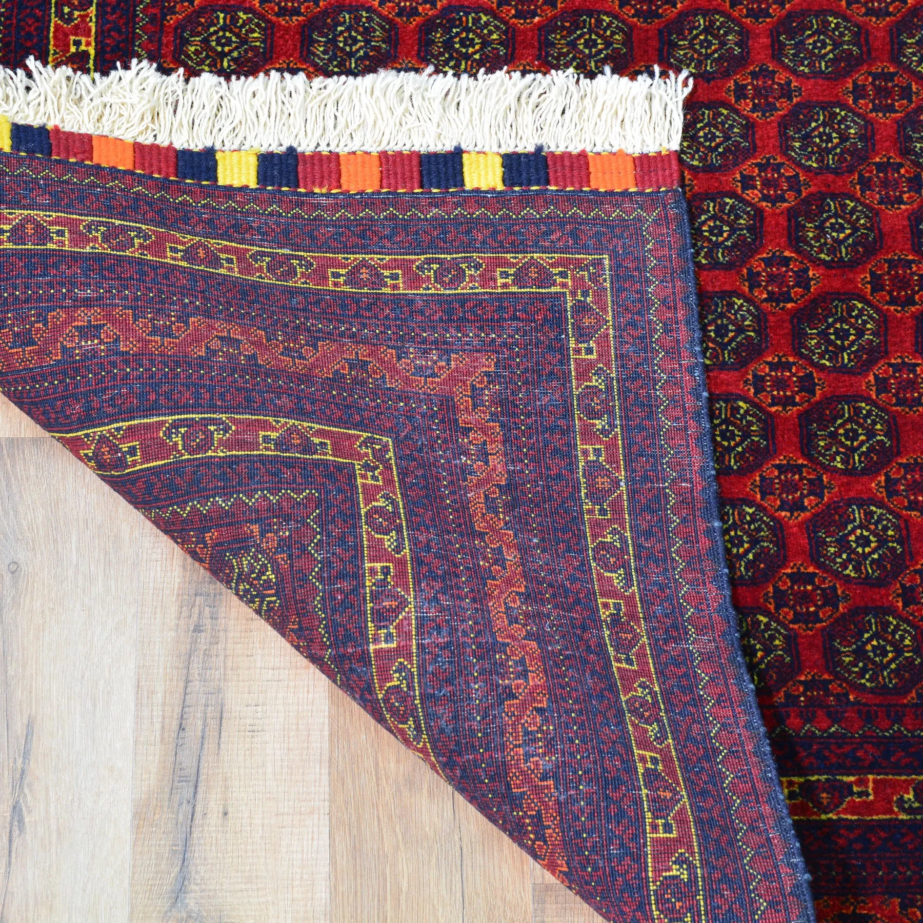 Fine Hand-Knotted khawaja Roshani Tribal Traditional Wool Rug (Size 4.11 X 6.6) Cwral-9624