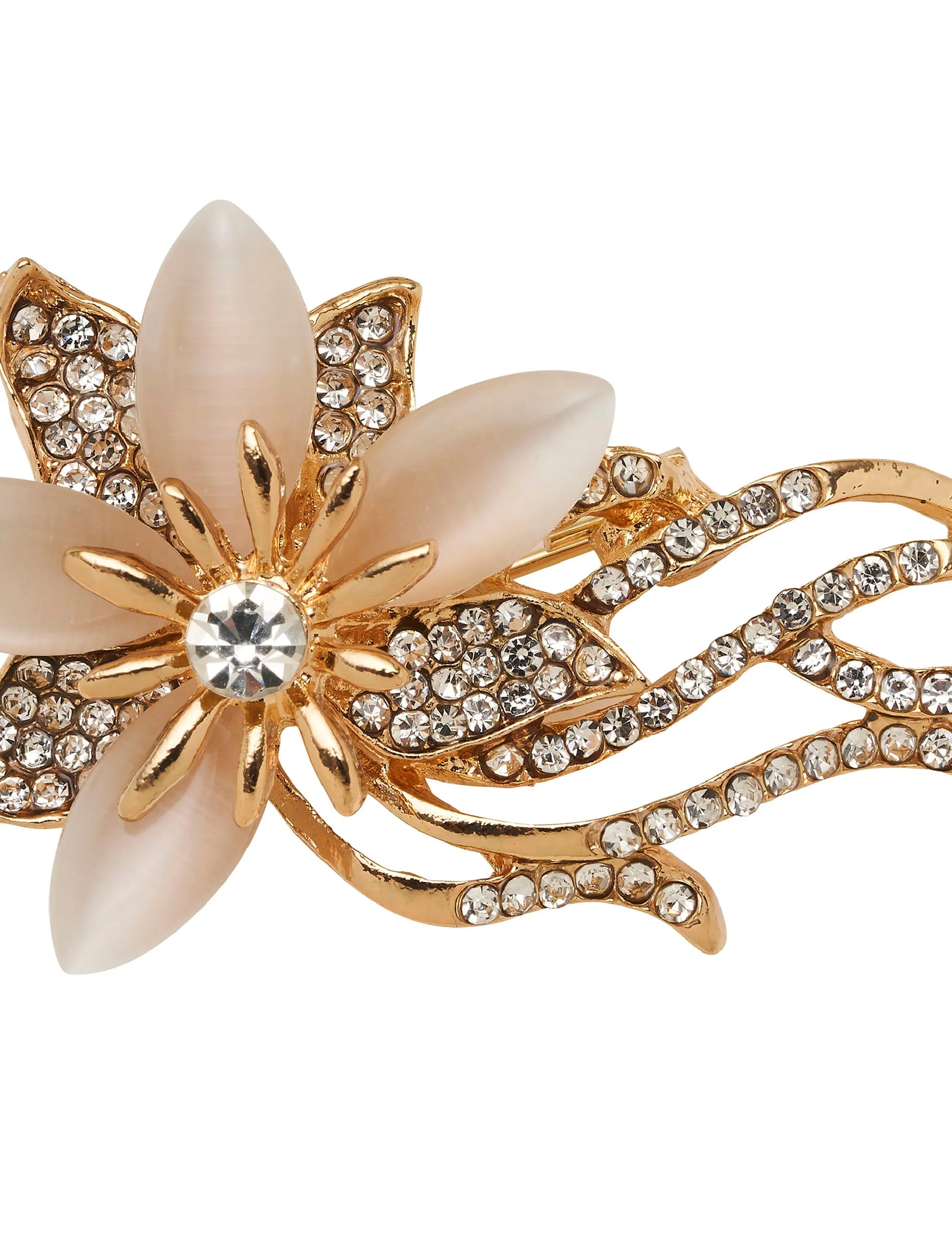 FLORAL SWIRL BROOCH