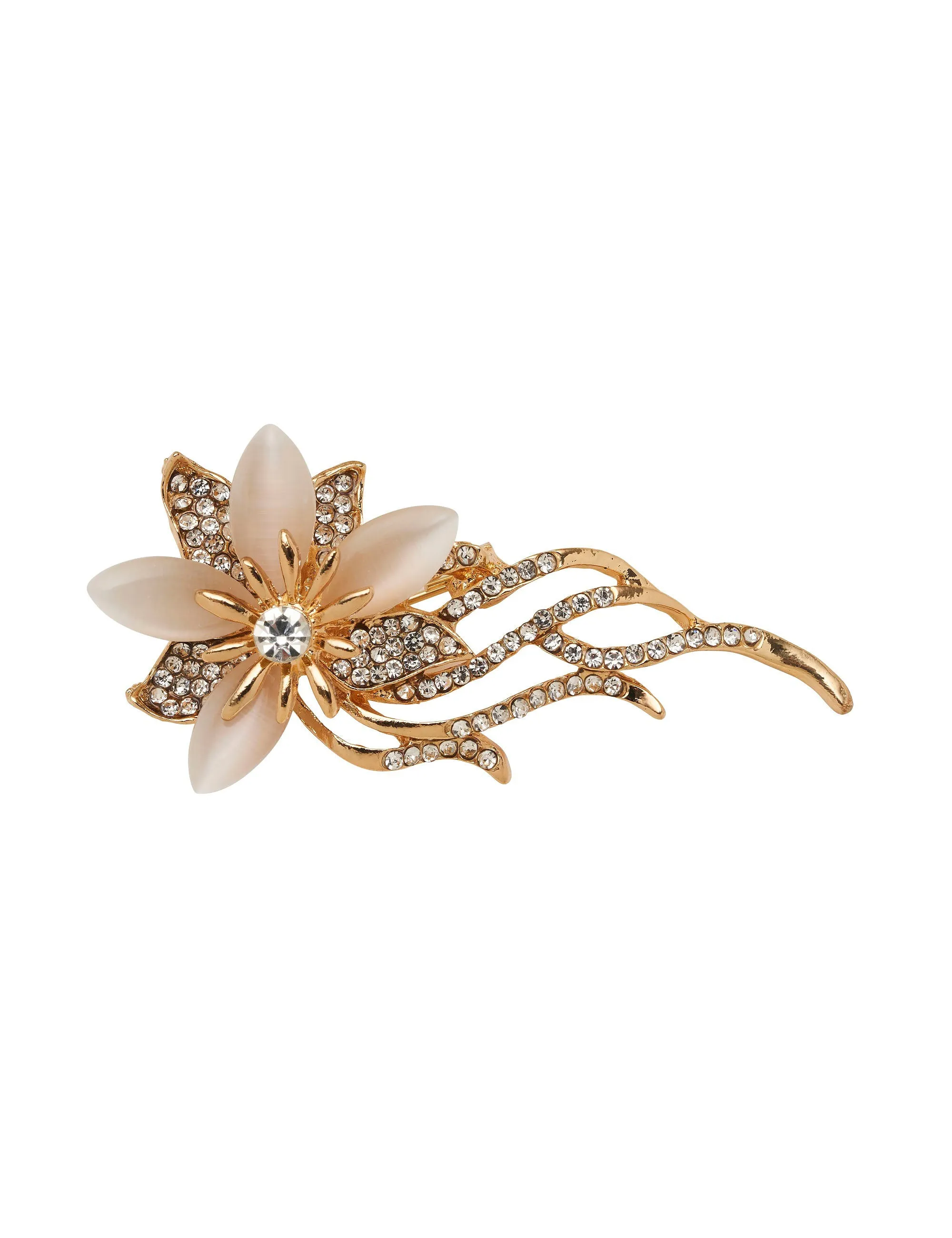 FLORAL SWIRL BROOCH