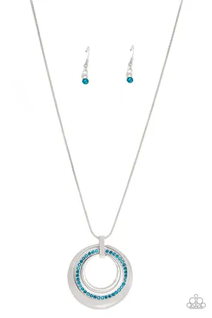 Gather Around Gorgeous Blue Paparazzi Necklace