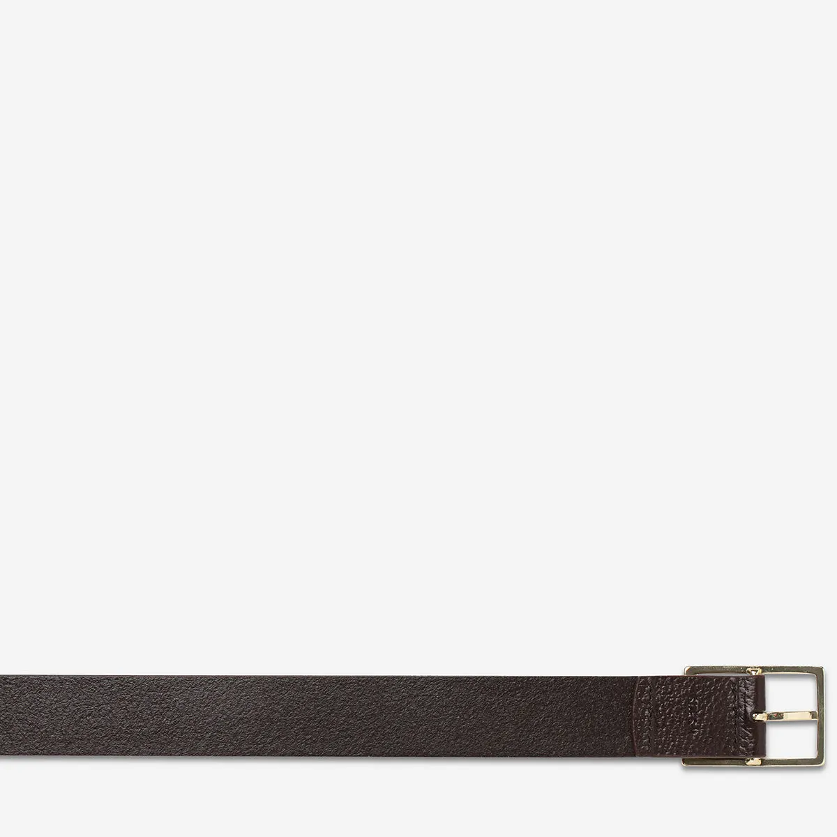 Getting Real Belt - Choc/Gold