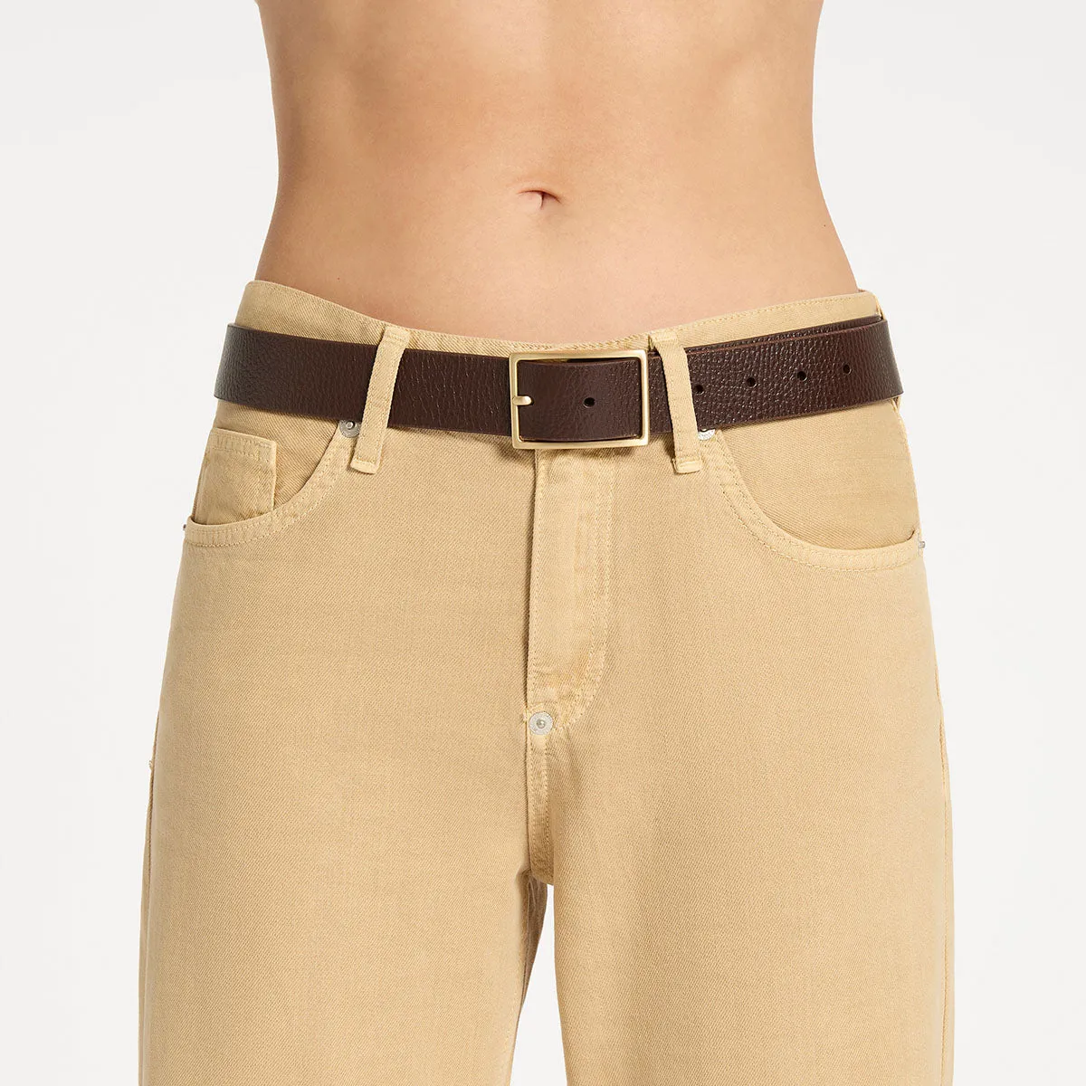 Getting Real Belt - Choc/Gold