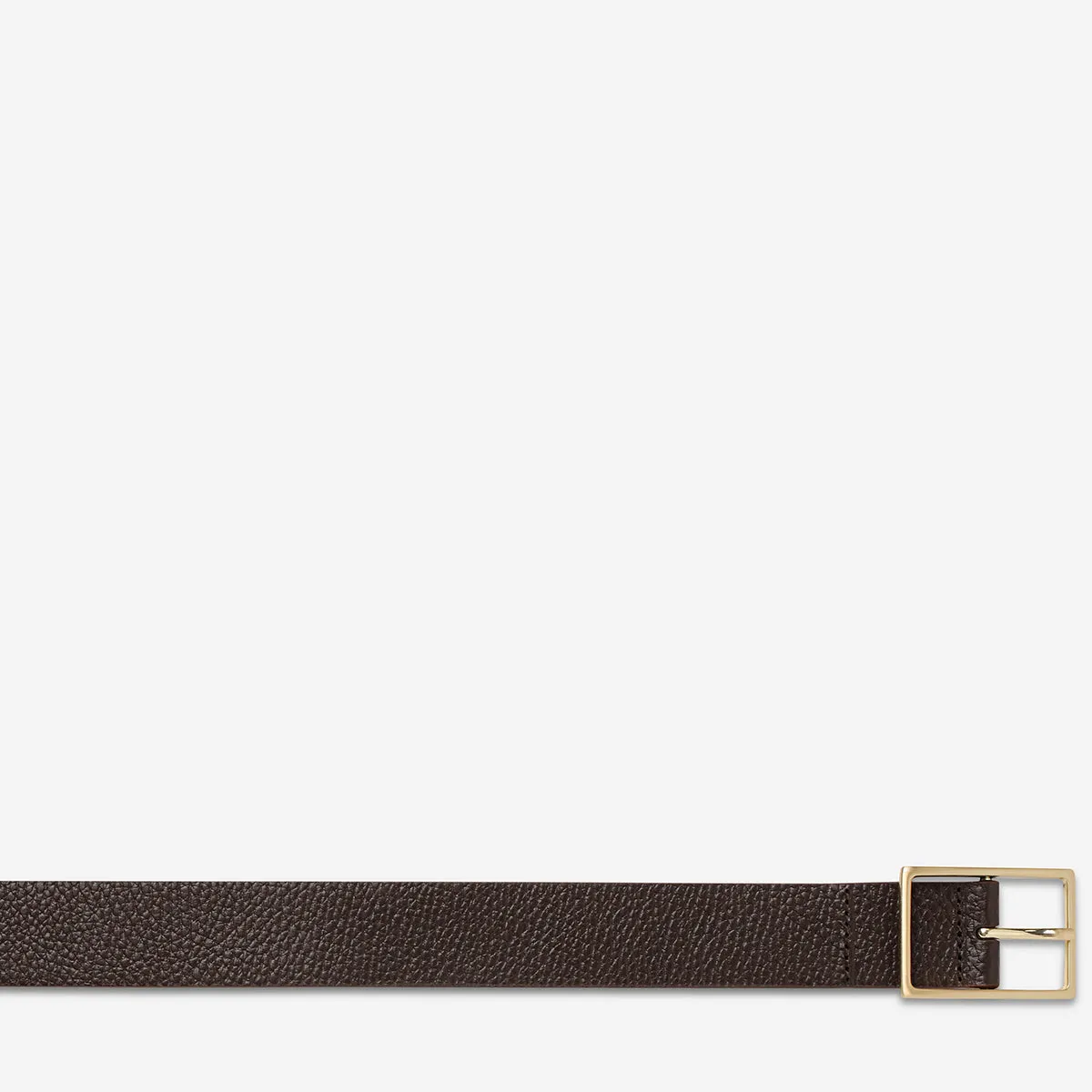 Getting Real Belt - Choc/Gold