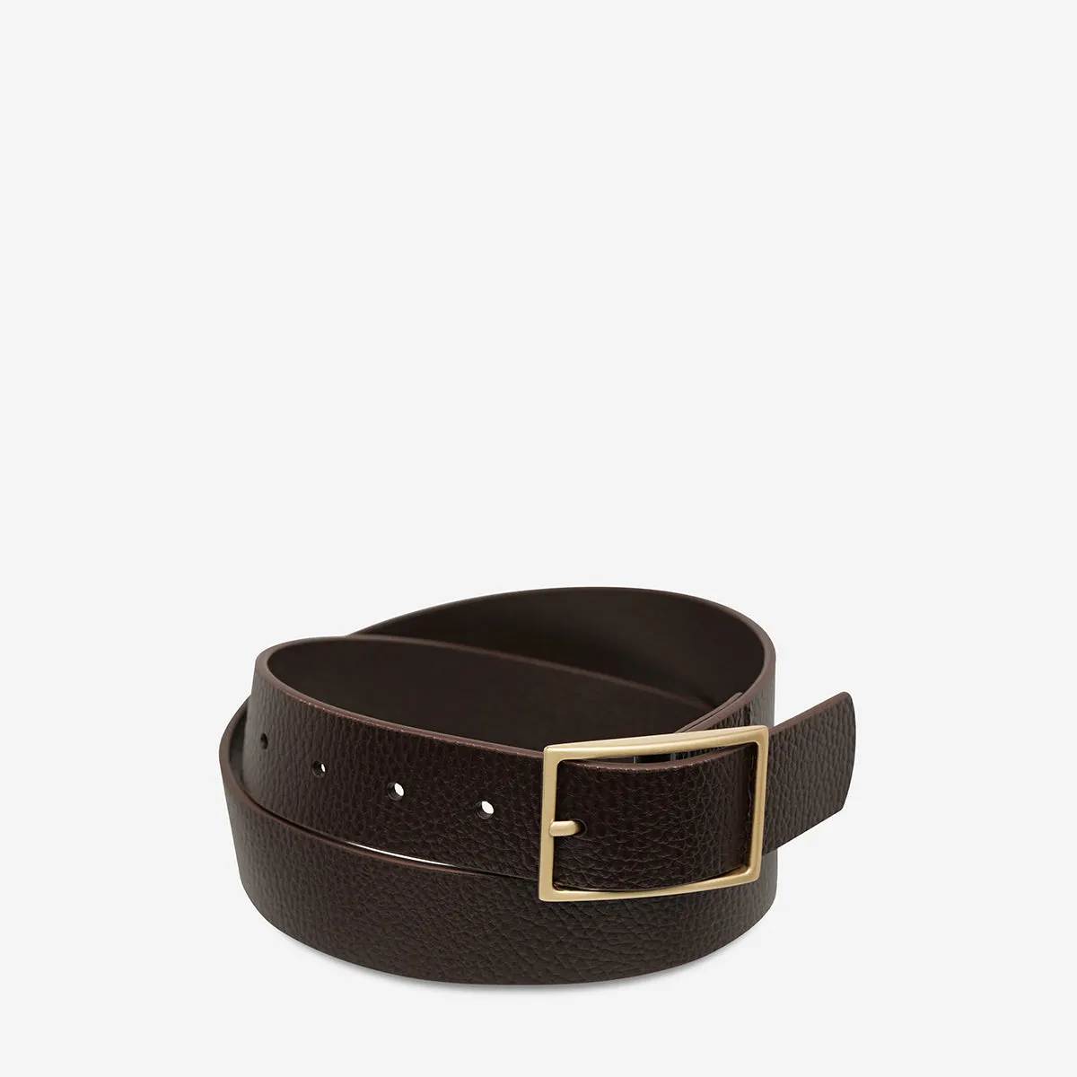 Getting Real Belt - Choc/Gold