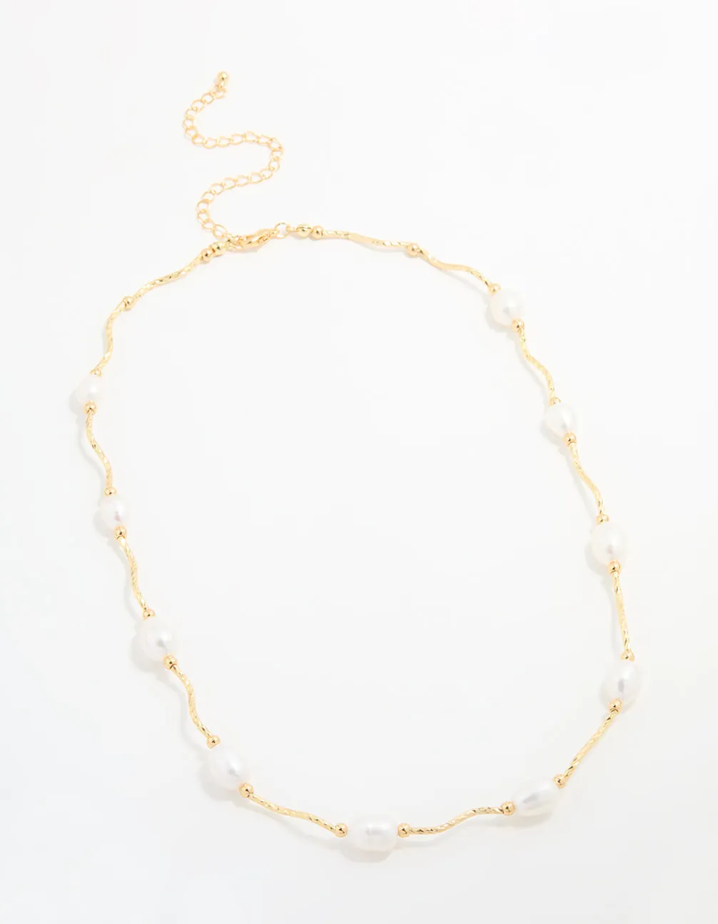 Gold Plated Freshwater Pearl Necklace