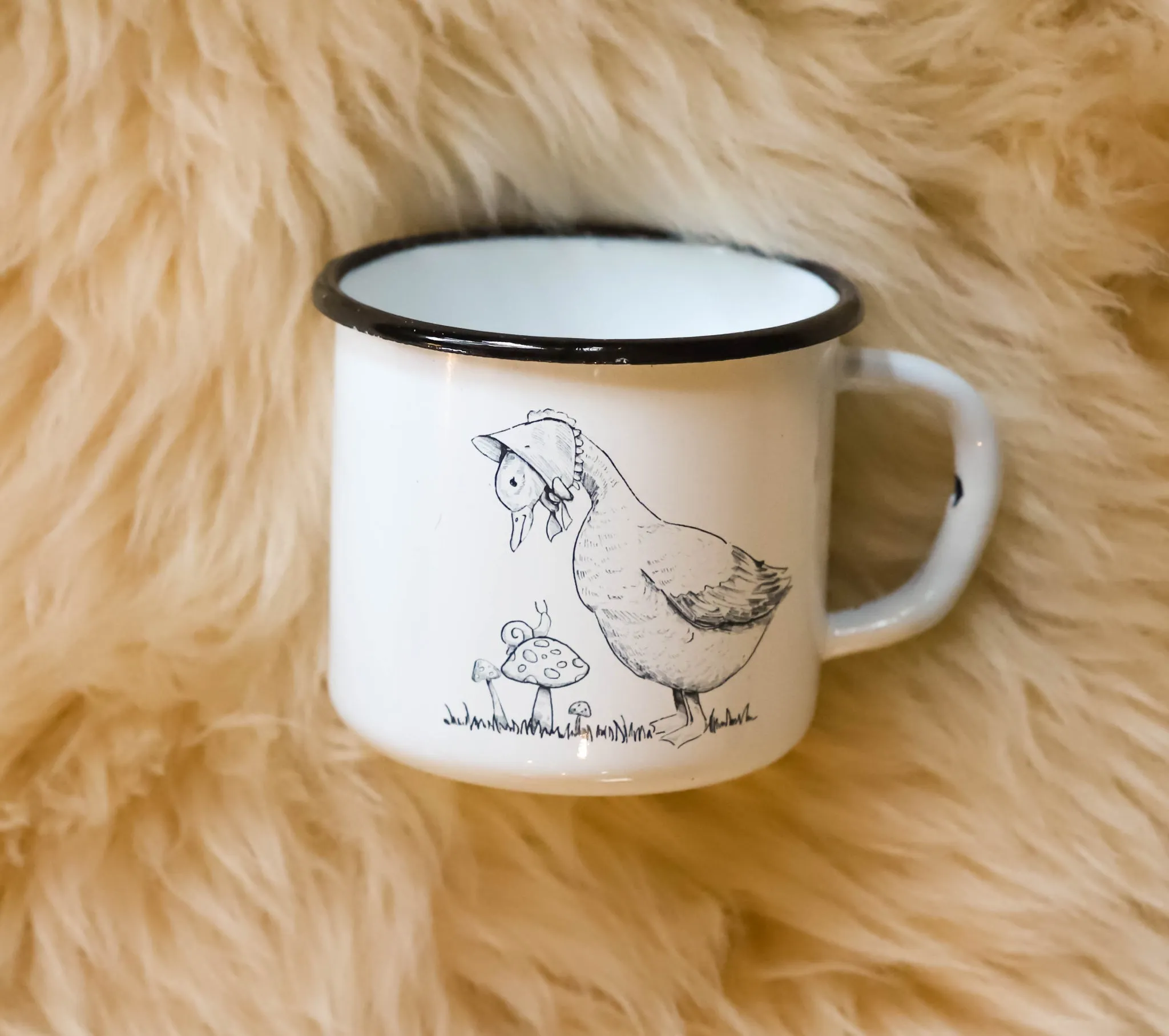 Goose Enamel Child's Mug