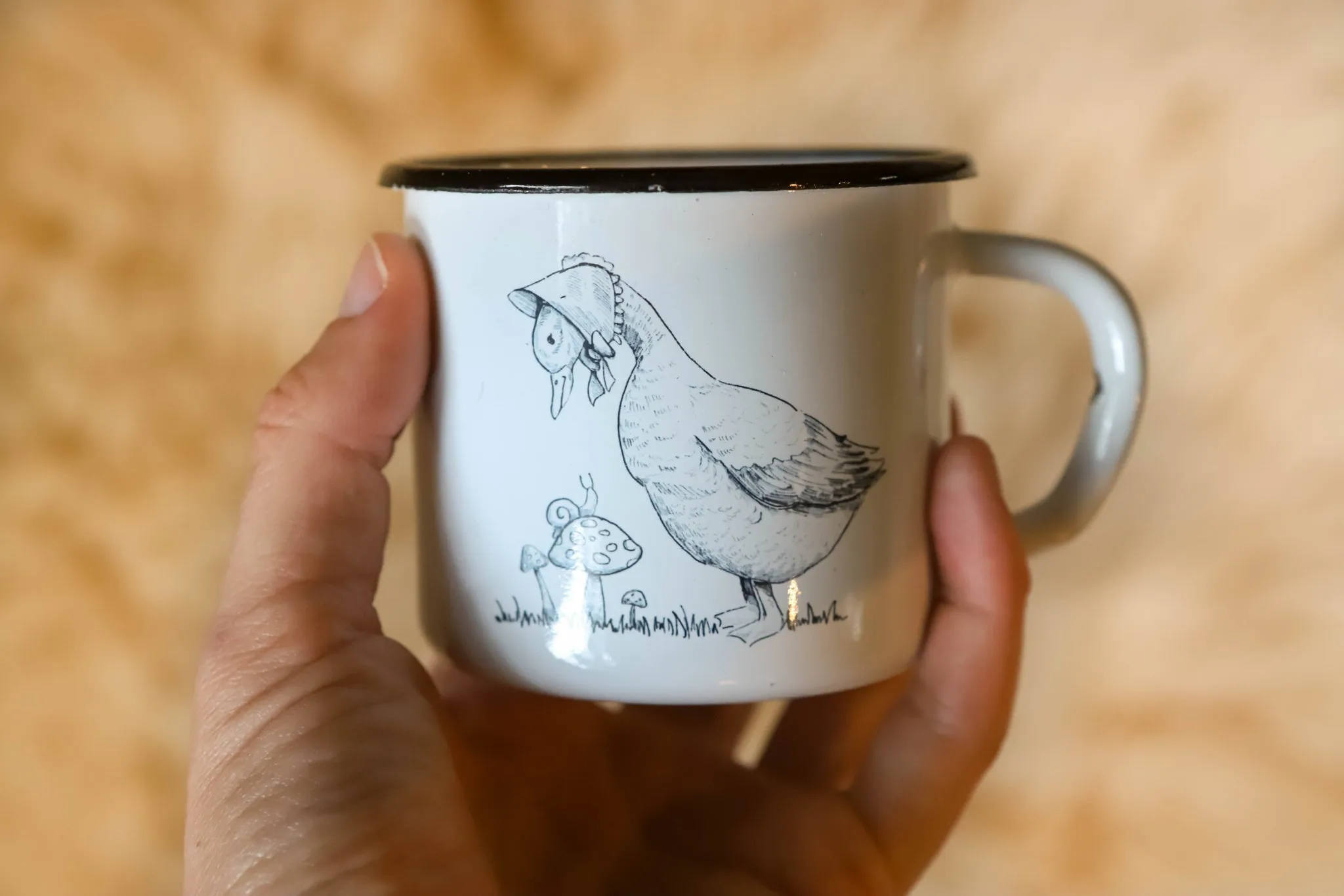 Goose Enamel Child's Mug