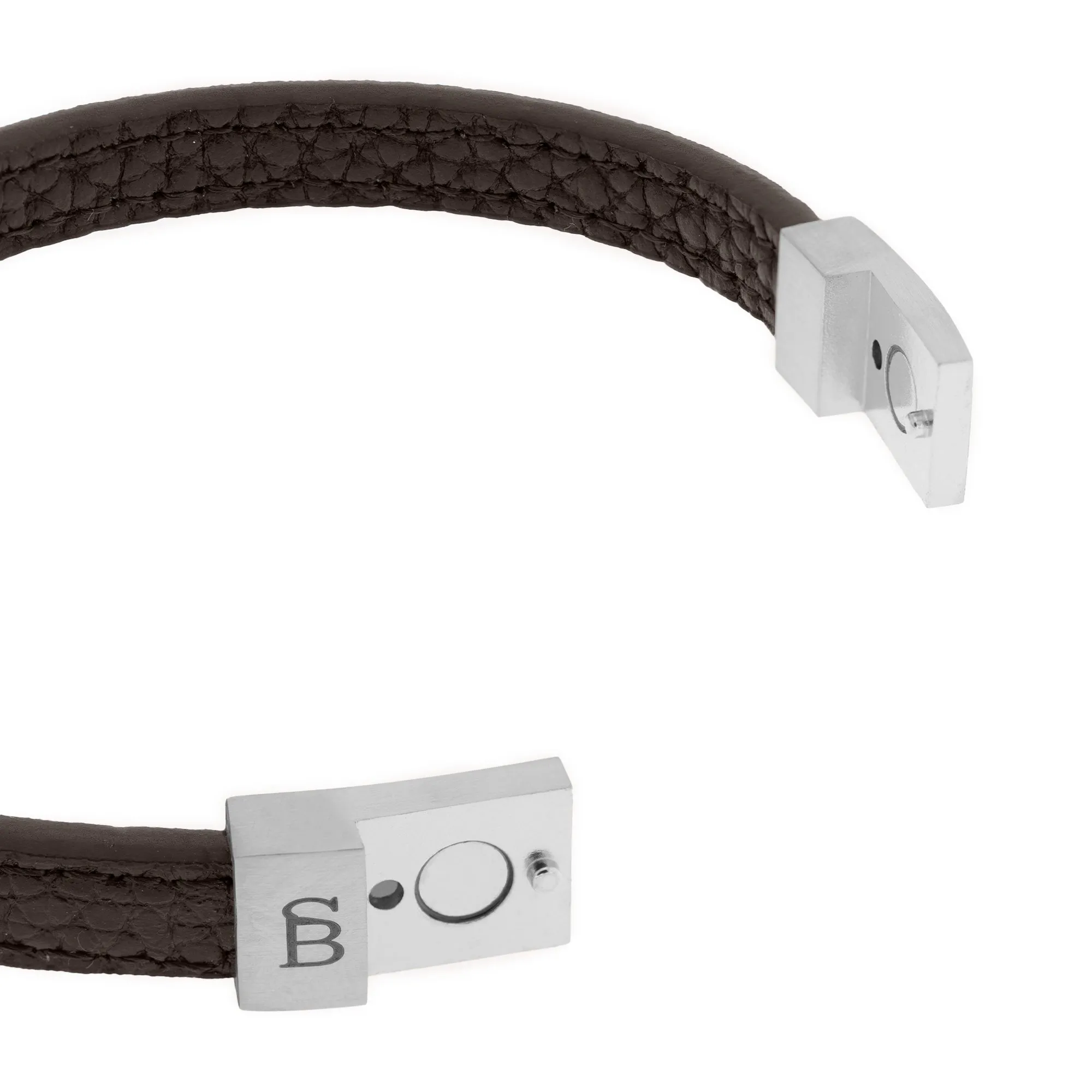 Grady Leather Bracelet Brown