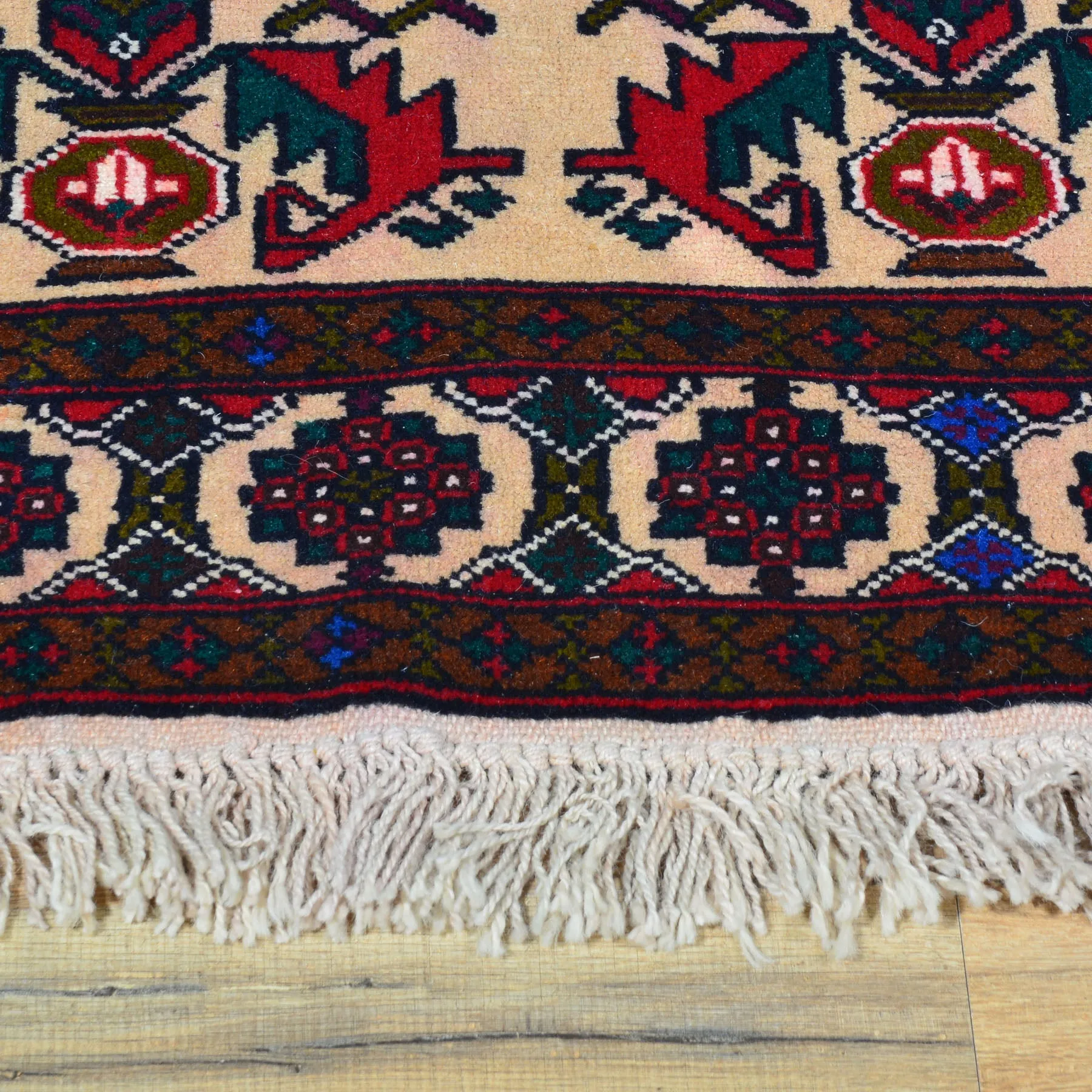 Hand-Knotted Afghan Tribal Baluch Wool Handmade Rug (Size 3.0 X 4.8) Cwral-7797