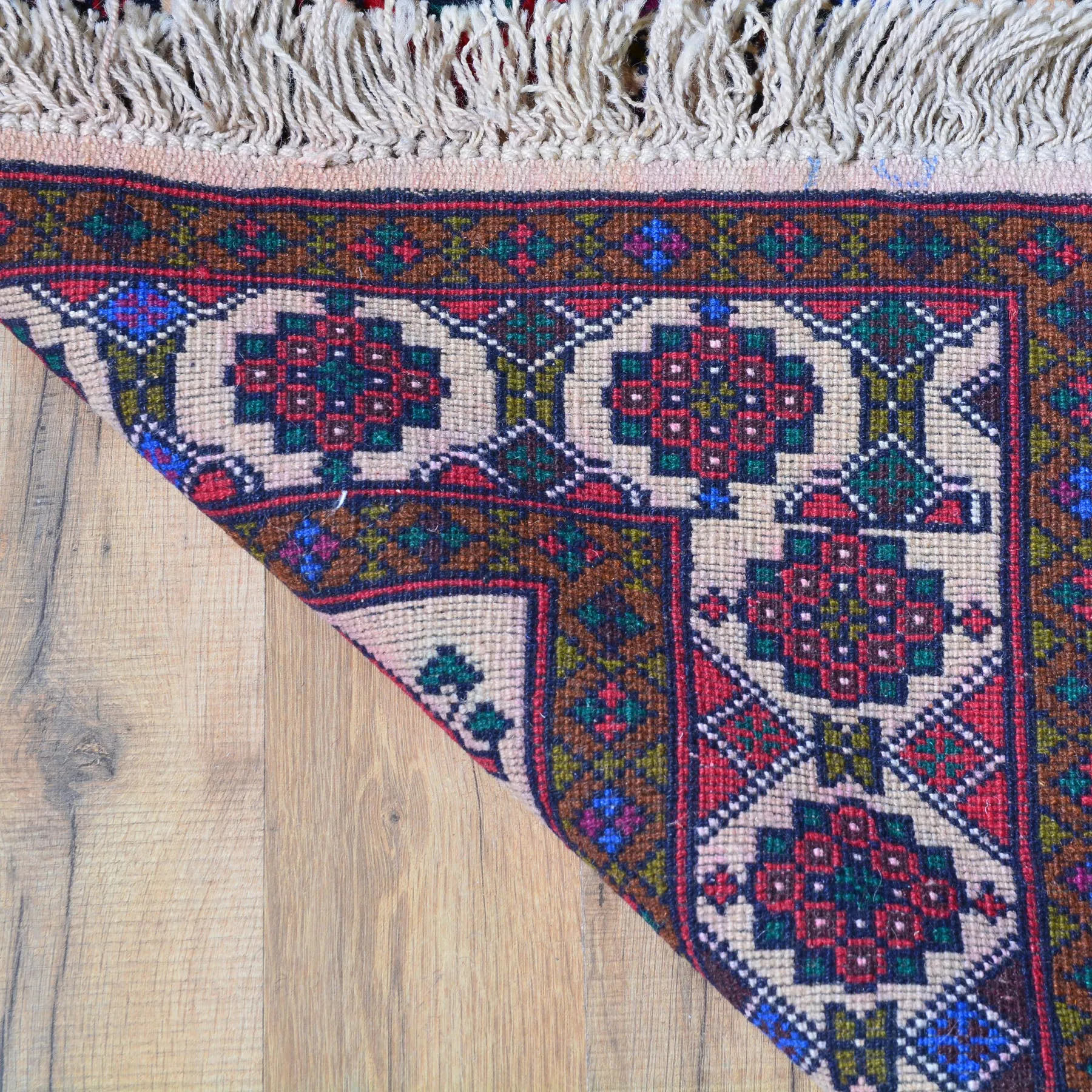 Hand-Knotted Afghan Tribal Baluch Wool Handmade Rug (Size 3.0 X 4.8) Cwral-7797