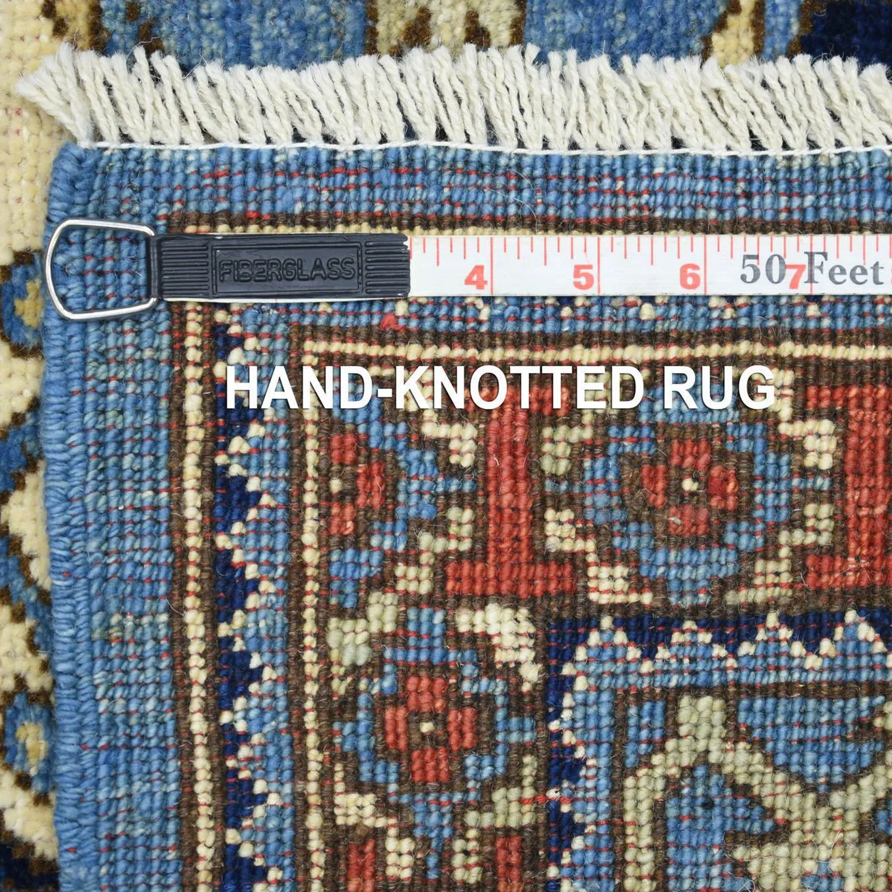 Hand-Knotted Ersari Tribal Design Handmade Wool Traditional Rug (Size 2.9 X 12.2) Cwral-9849