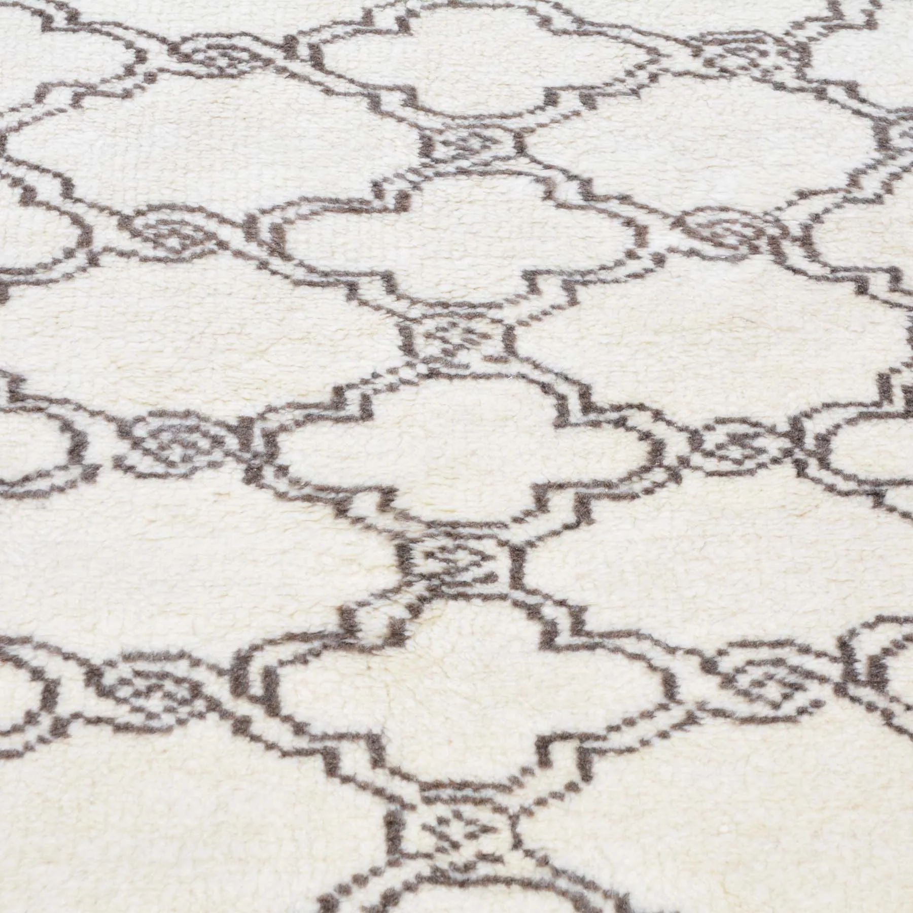 Hand-Knotted New Contemporary Design Wool Rug (Size 5.5 X 6.10) Brral-2319