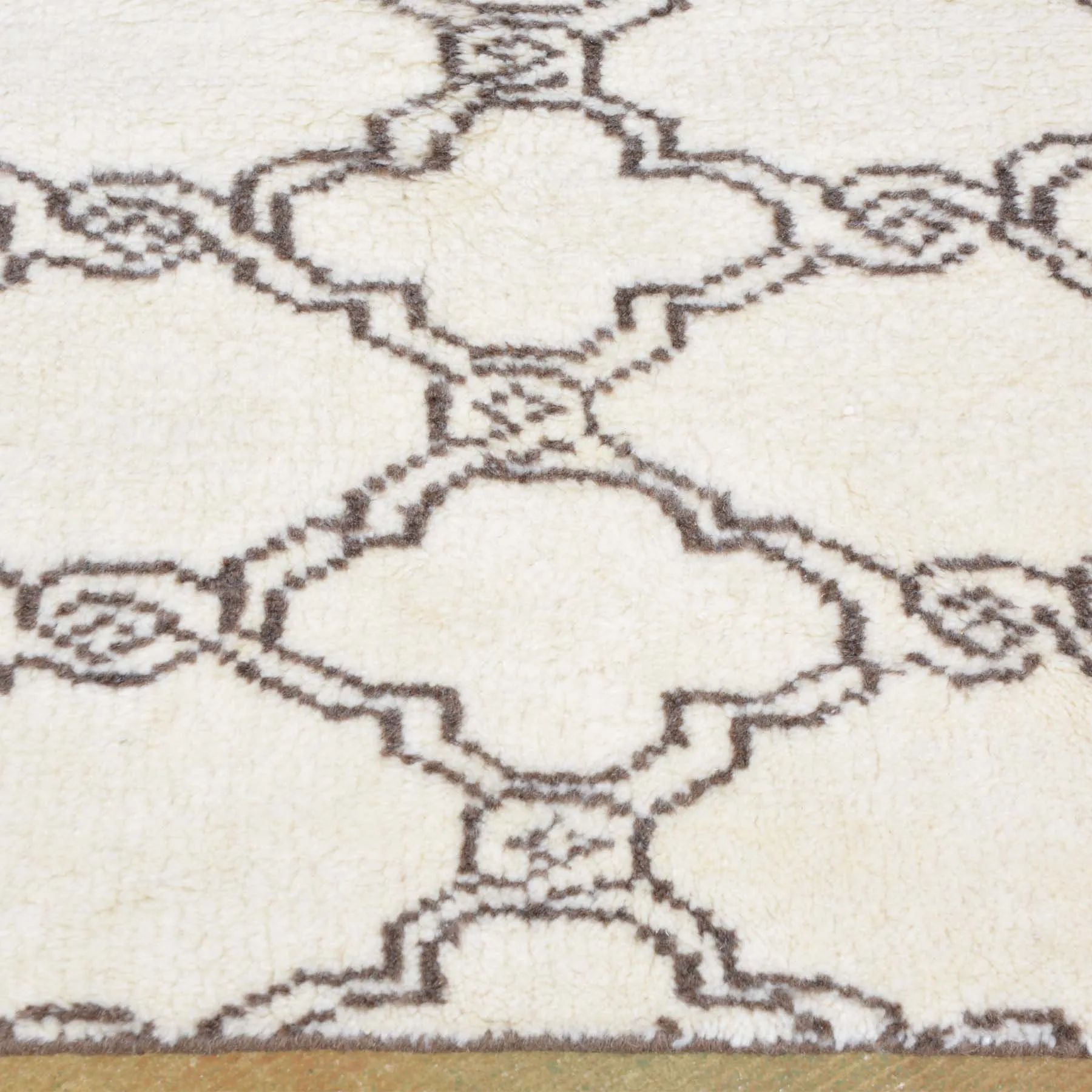 Hand-Knotted New Contemporary Design Wool Rug (Size 5.5 X 6.10) Brral-2319