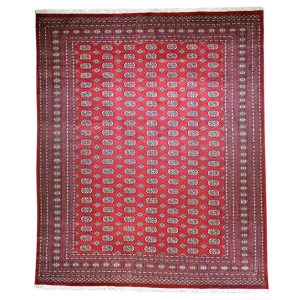 Hand-Knotted Turkmen Handmade Tribal Traditional Afghan Rug (Size 9.0 X 12.2) Brral-6432
