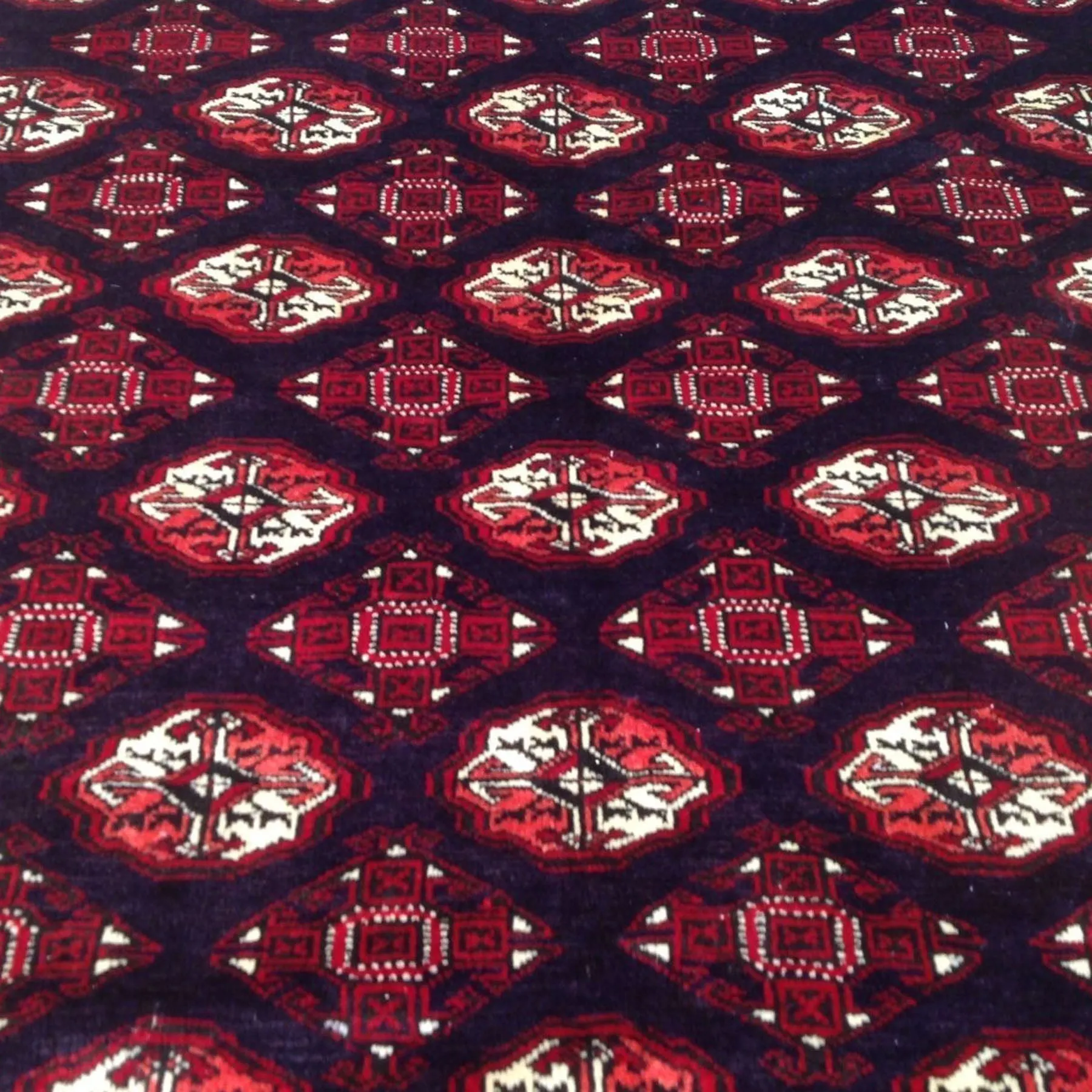 Hand-Knotted Turkmen Persian Yamut Wool Rug (Size 4.7 X 7.5) Brral-2223