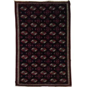 Hand-Knotted Turkmen Persian Yamut Wool Rug (Size 4.7 X 7.5) Brral-2223