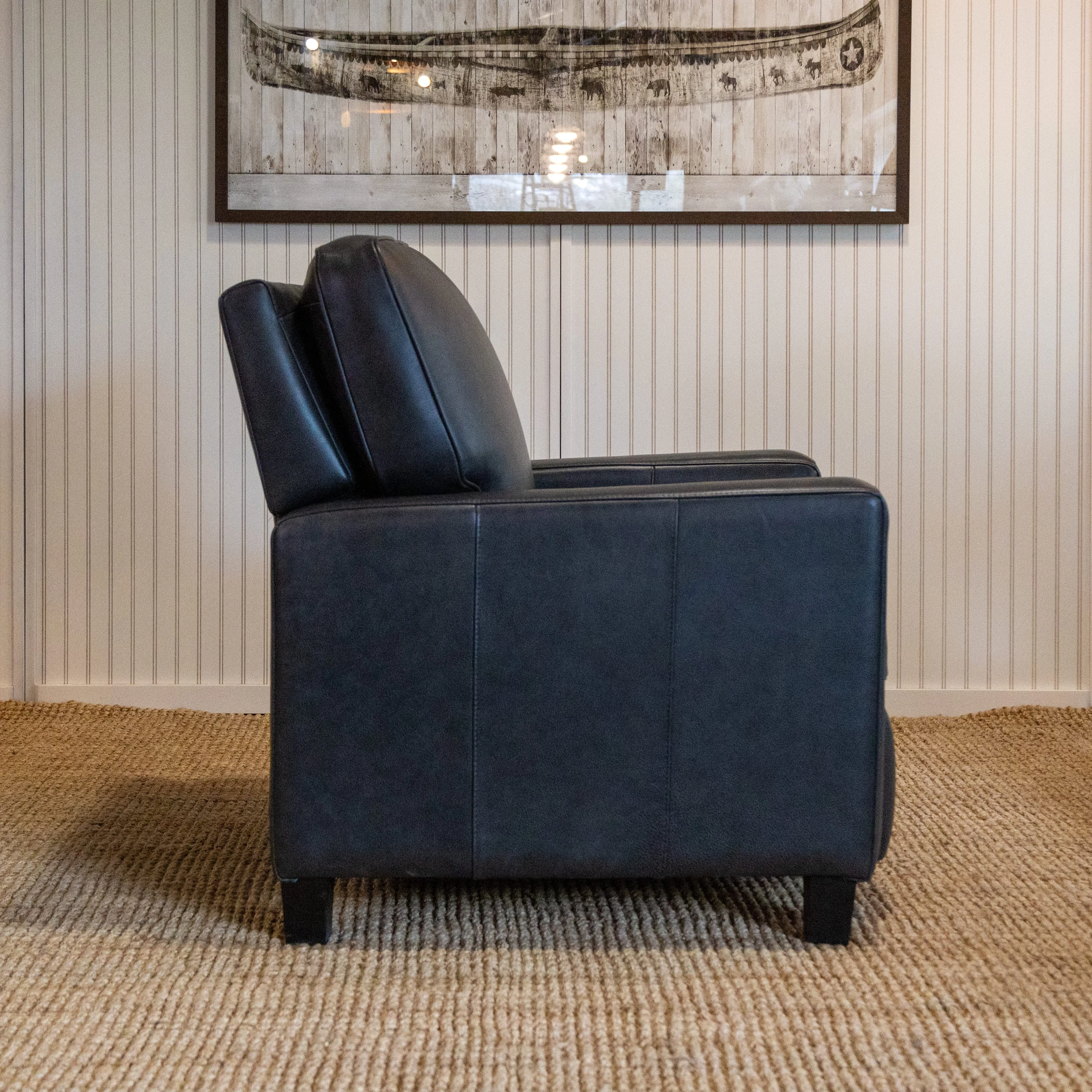 Hemlock Leather Recliner - Tall