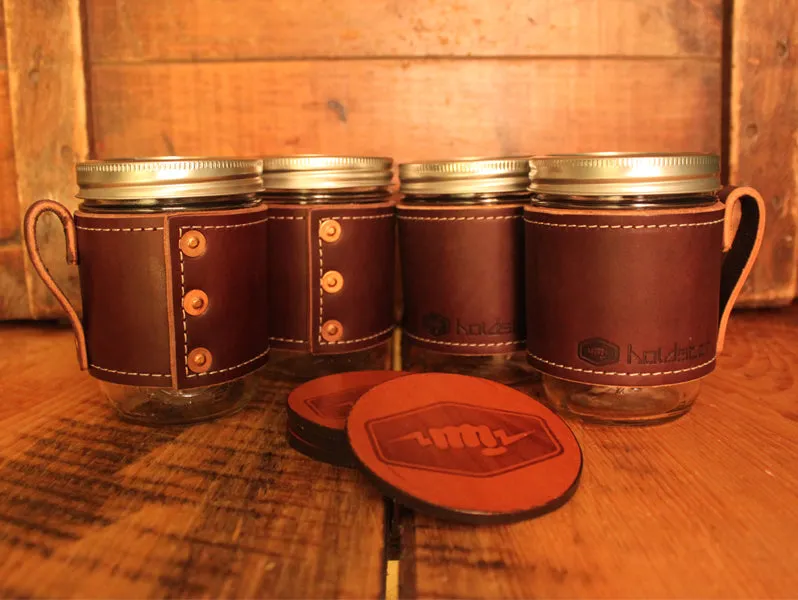 Holdster Rivet Four Pack with Coasters