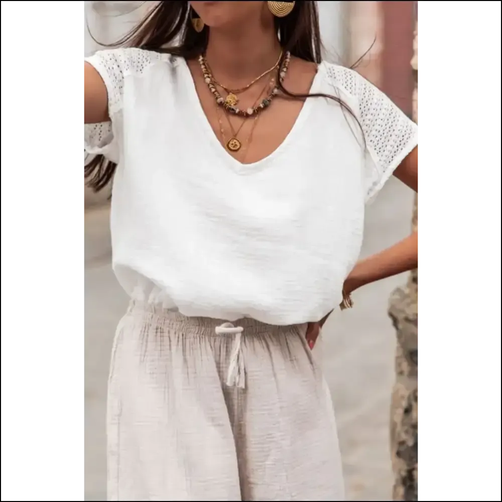 Holy Chic White Lace Blouse Batman