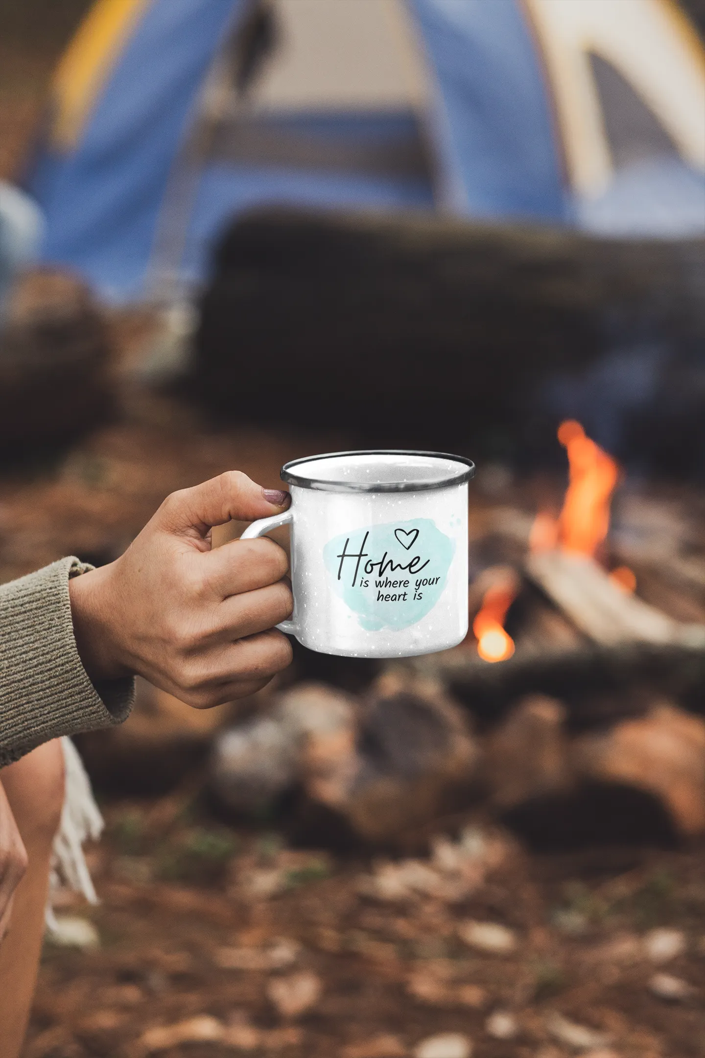 Home Is where Your Heart is, Camper Mug