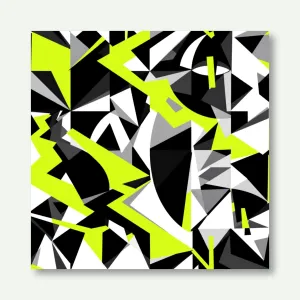Kinetic Energy Burst Wall Art Poster