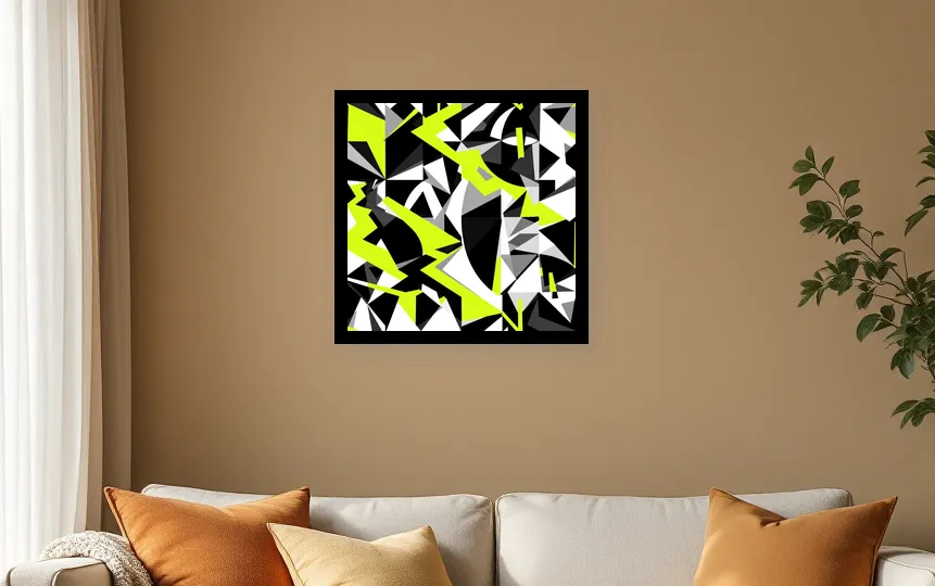 Kinetic Energy Burst Wall Art Poster