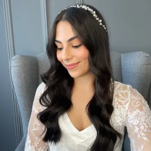 Lana Crystal Pearl Bridal Vine