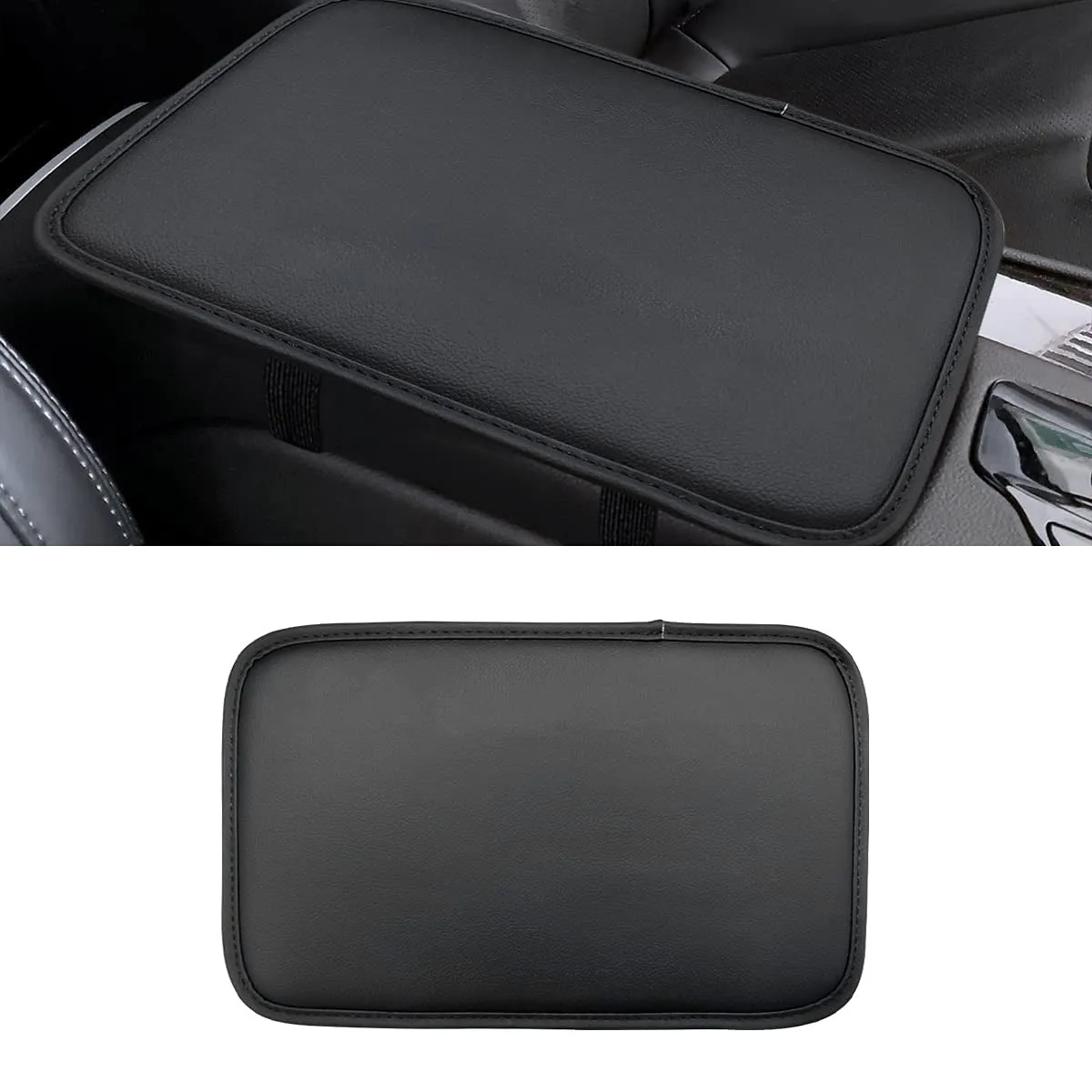 Leather Center Console Cushion Pad, Custom Fit For Your Cars, Waterproof Armrest Seat Box Cover Fit, Car Interior Protection Accessories, Car Accessories CH13991