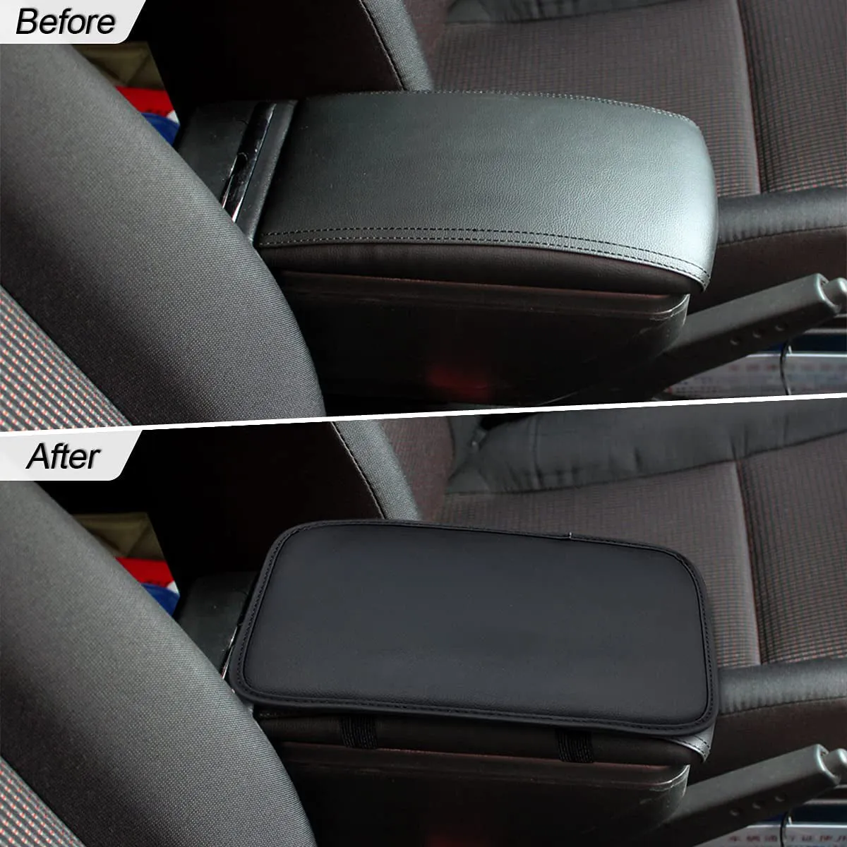 Leather Center Console Cushion Pad, Custom Fit For Your Cars, Waterproof Armrest Seat Box Cover Fit, Car Interior Protection Accessories, Car Accessories CH13991