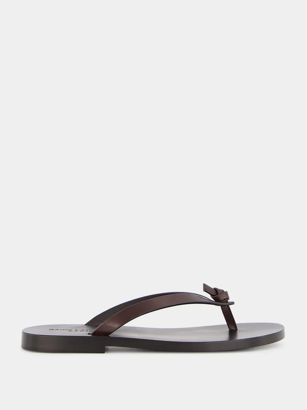 Leather Flat Sandals