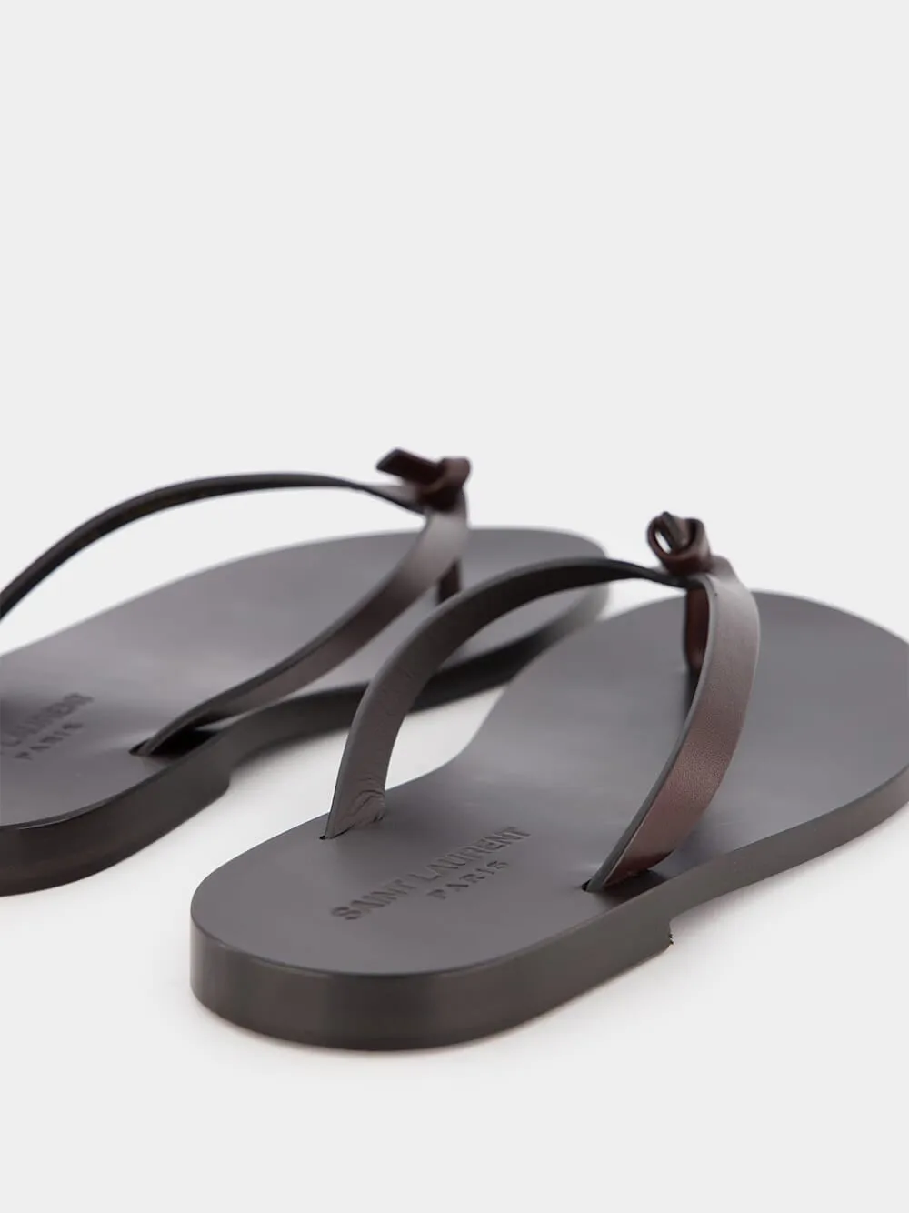 Leather Flat Sandals