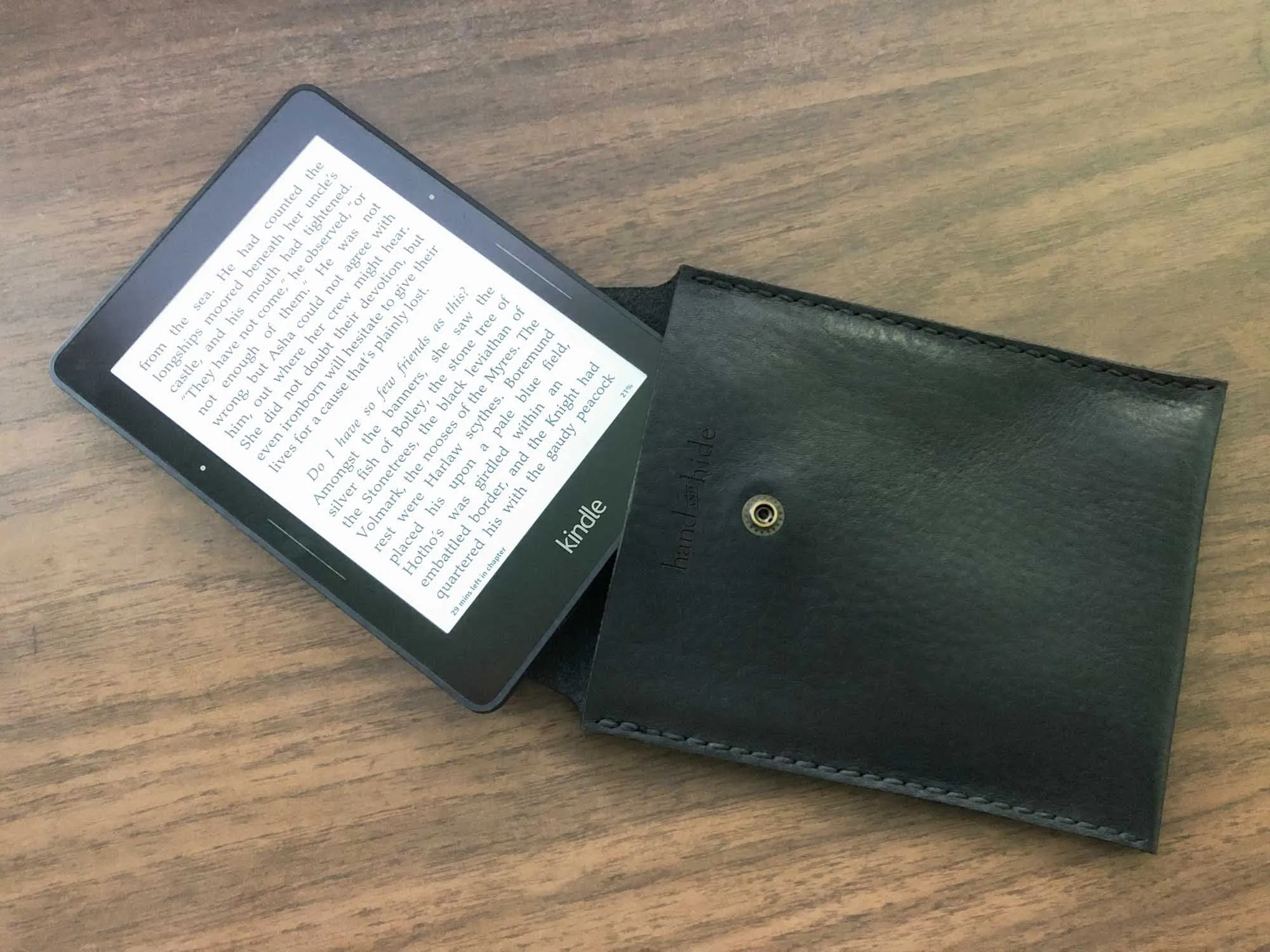 Leather Kindle Sleeve