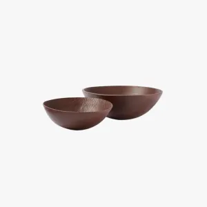 Leather Nested Bowls - Set of 2