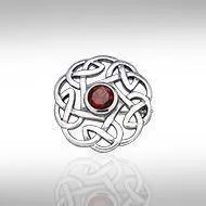 Life is eternal ~ Celtic Knotwork Sterling Silver Brooch TBR185