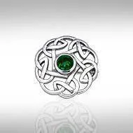 Life is eternal ~ Celtic Knotwork Sterling Silver Brooch TBR185